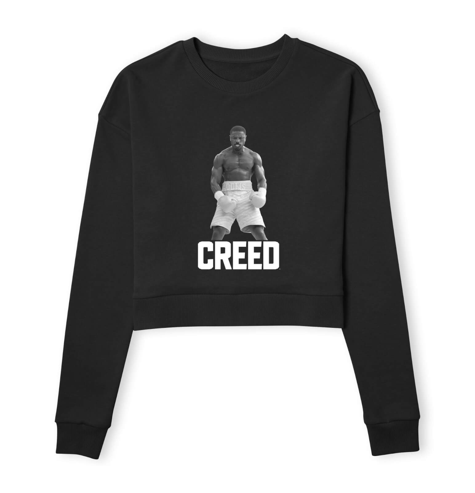 Creed Victory Women's Cropped Sweatshirt - Black - XXL
