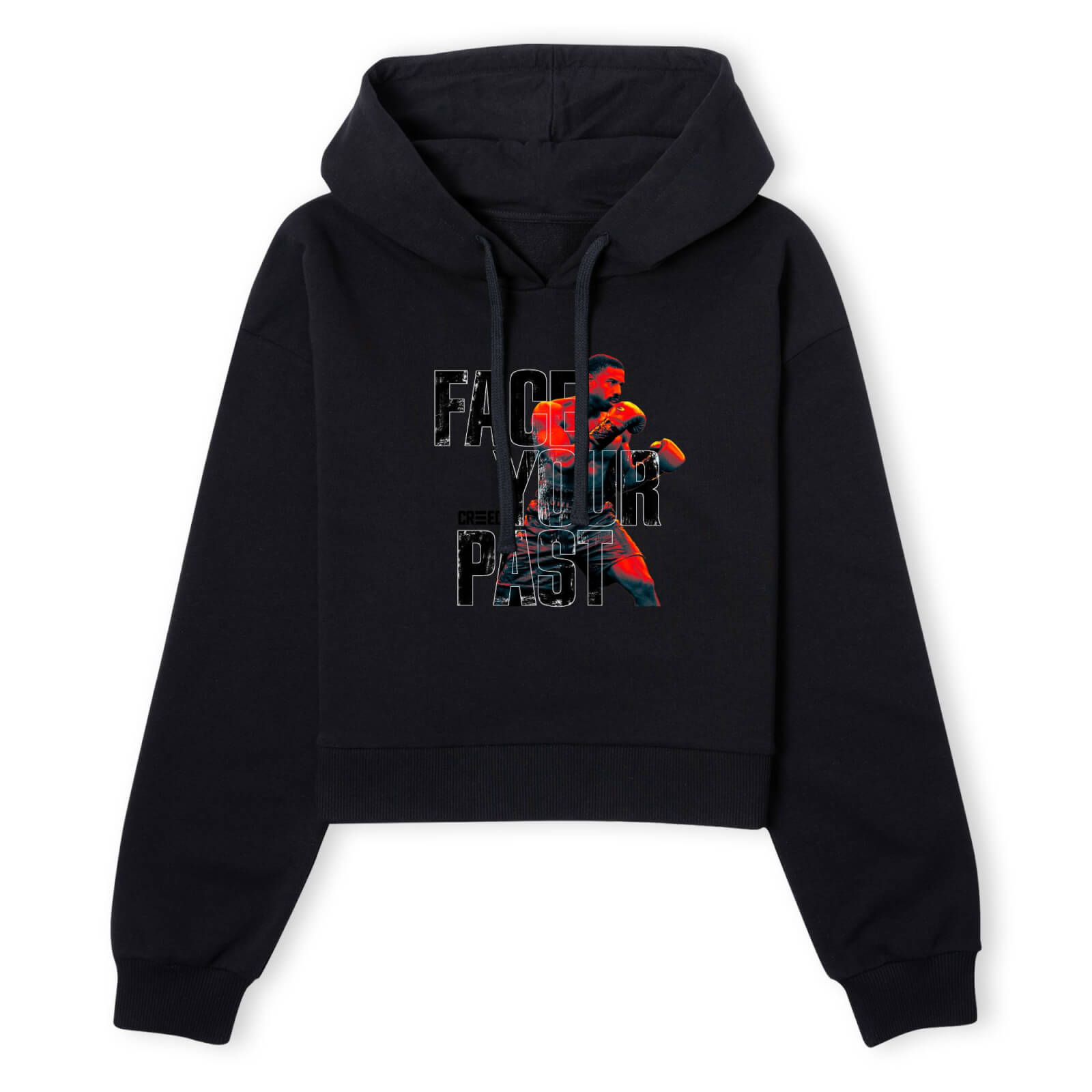 Creed Face Your Past Women's Cropped Hoodie - Black - XS