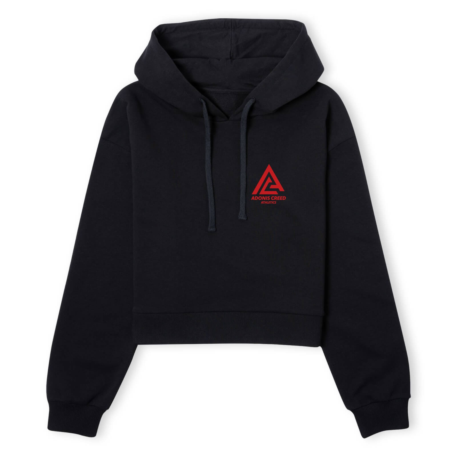 Creed Adonis Creed Athletics Logo Women's Cropped Hoodie - Black - XS
