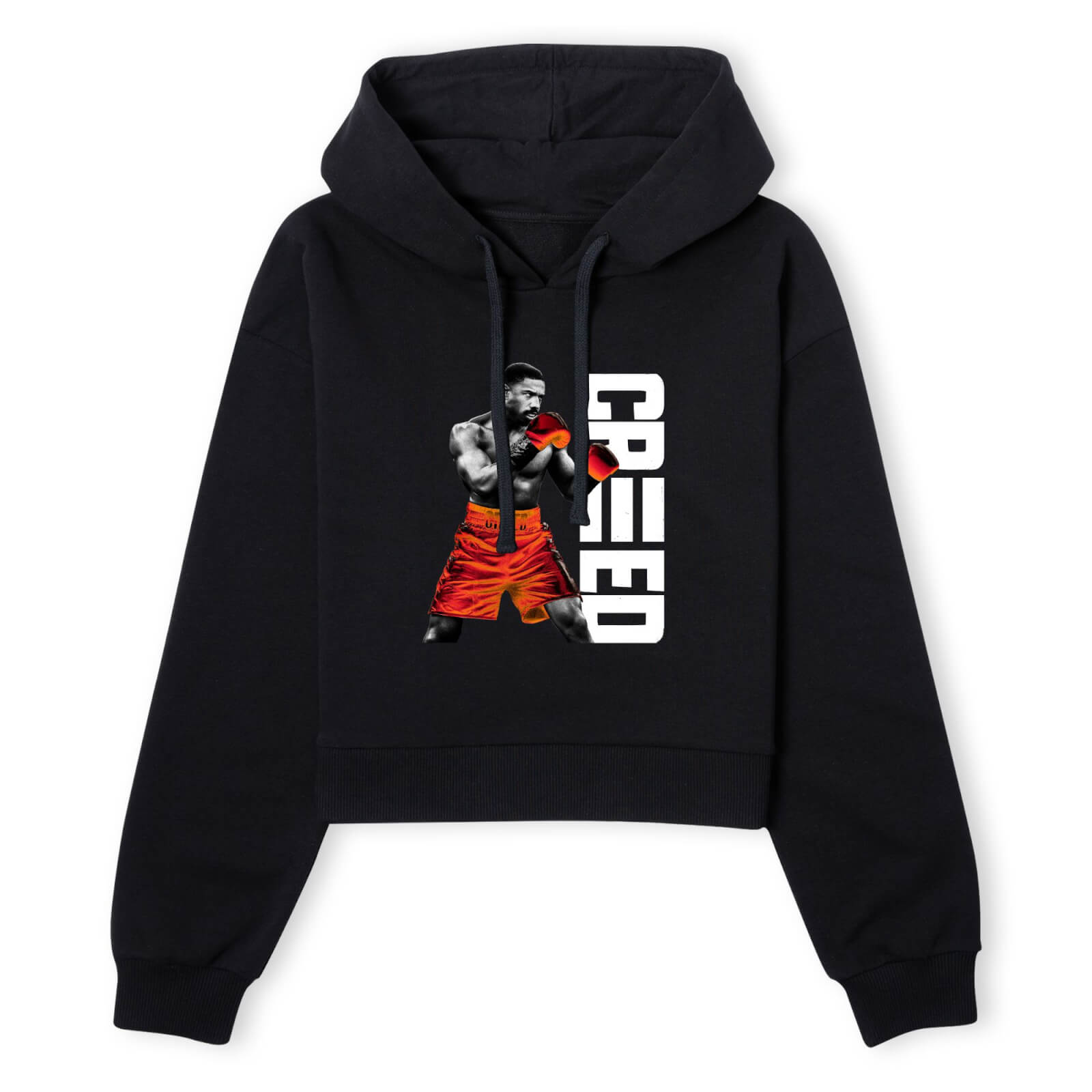 Creed CRIIID Women's Cropped Hoodie - Black - XS