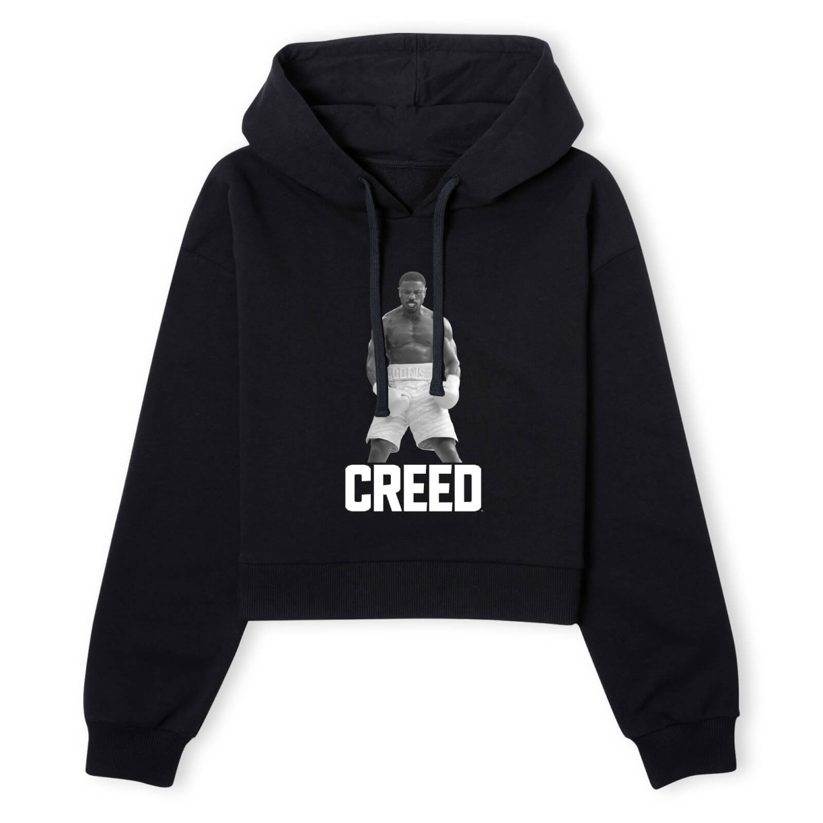 Creed Victory Women's Cropped Hoodie - Black - XS