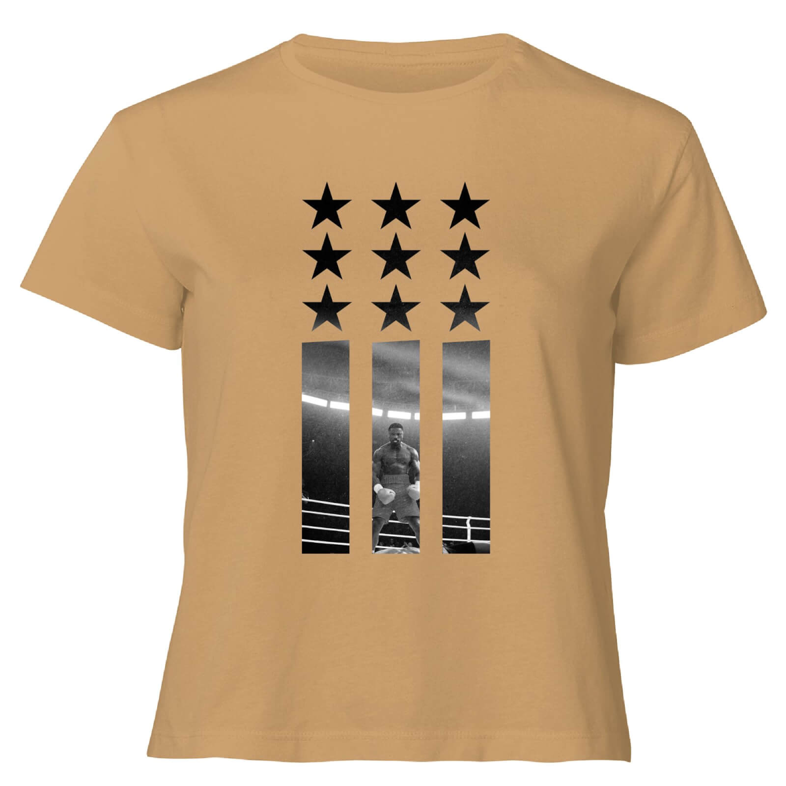 

Creed Poster Stars Women's Cropped T-Shirt - Tan - XL
