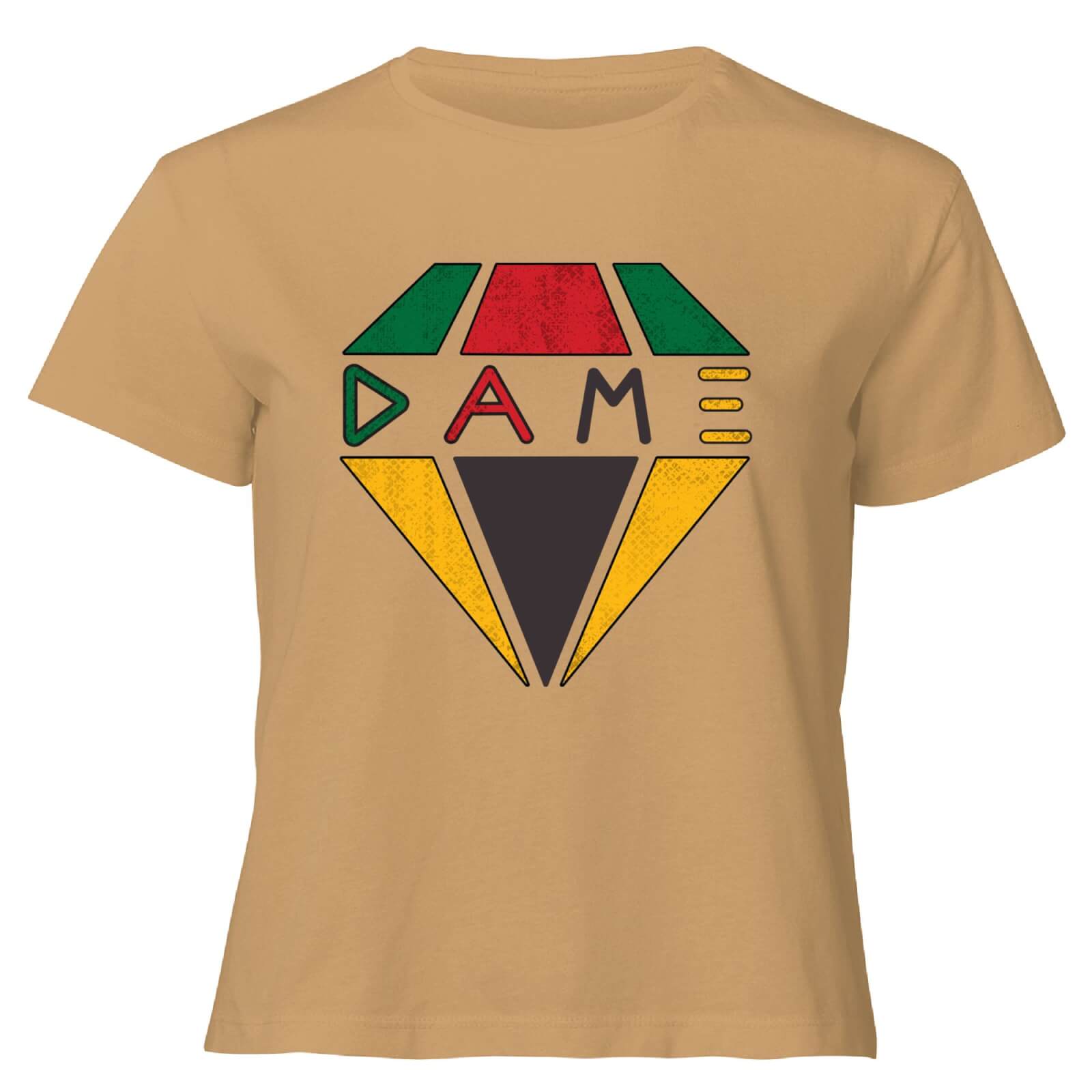 

Creed DAME Diamond Logo Women's Cropped T-Shirt - Tan - XL