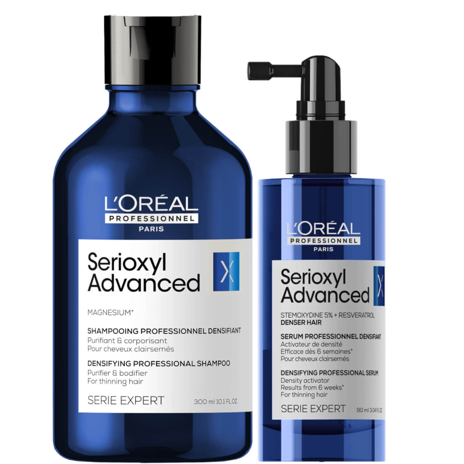 L'Oreal Professionnel Serie Expert Scalp Advanced Shampoo and Hair Thinning Serum Duo