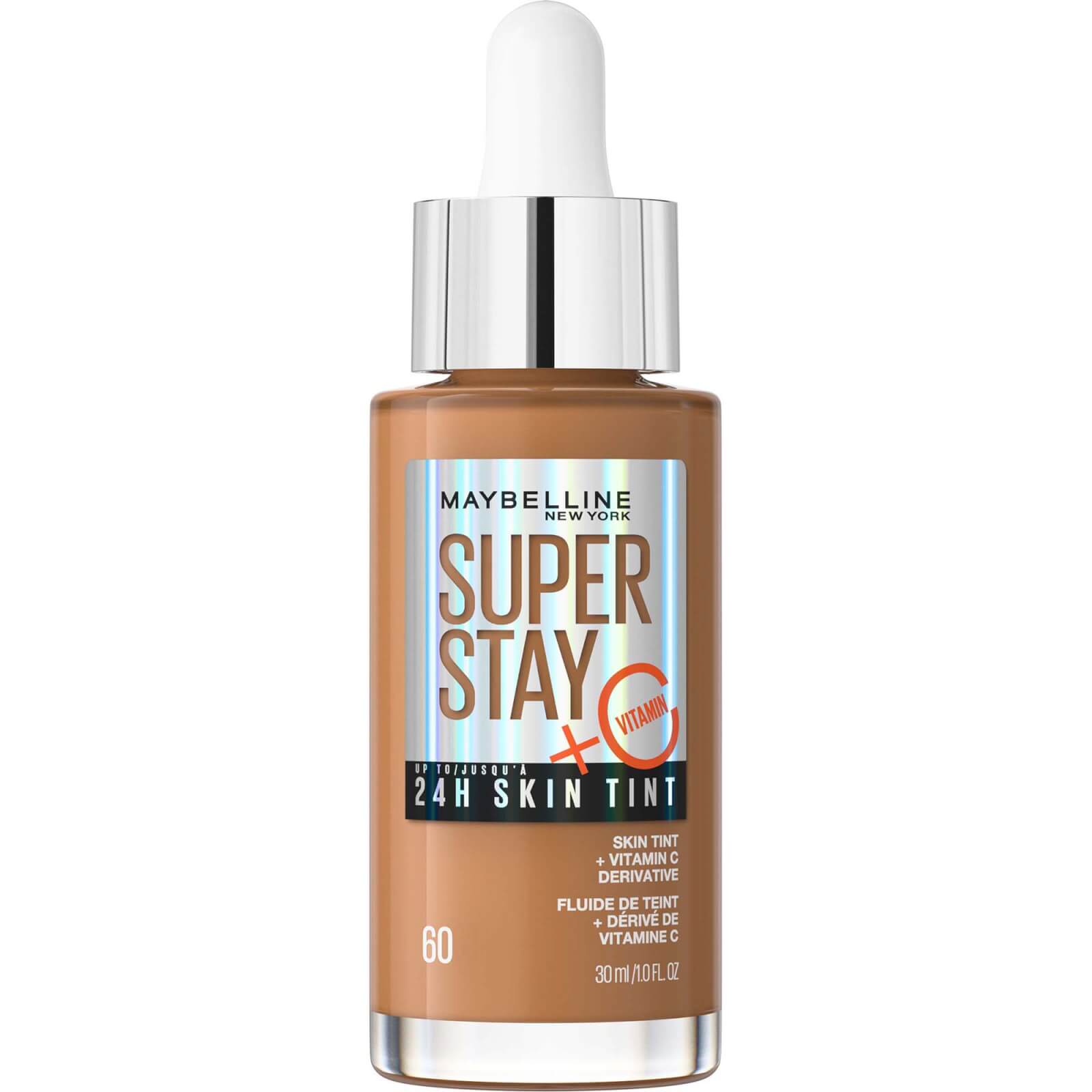 Maybelline Super Stay Up To 24h Skin Tint Foundation + Vitamin C 30ml (various Shades) - 60 In Brown