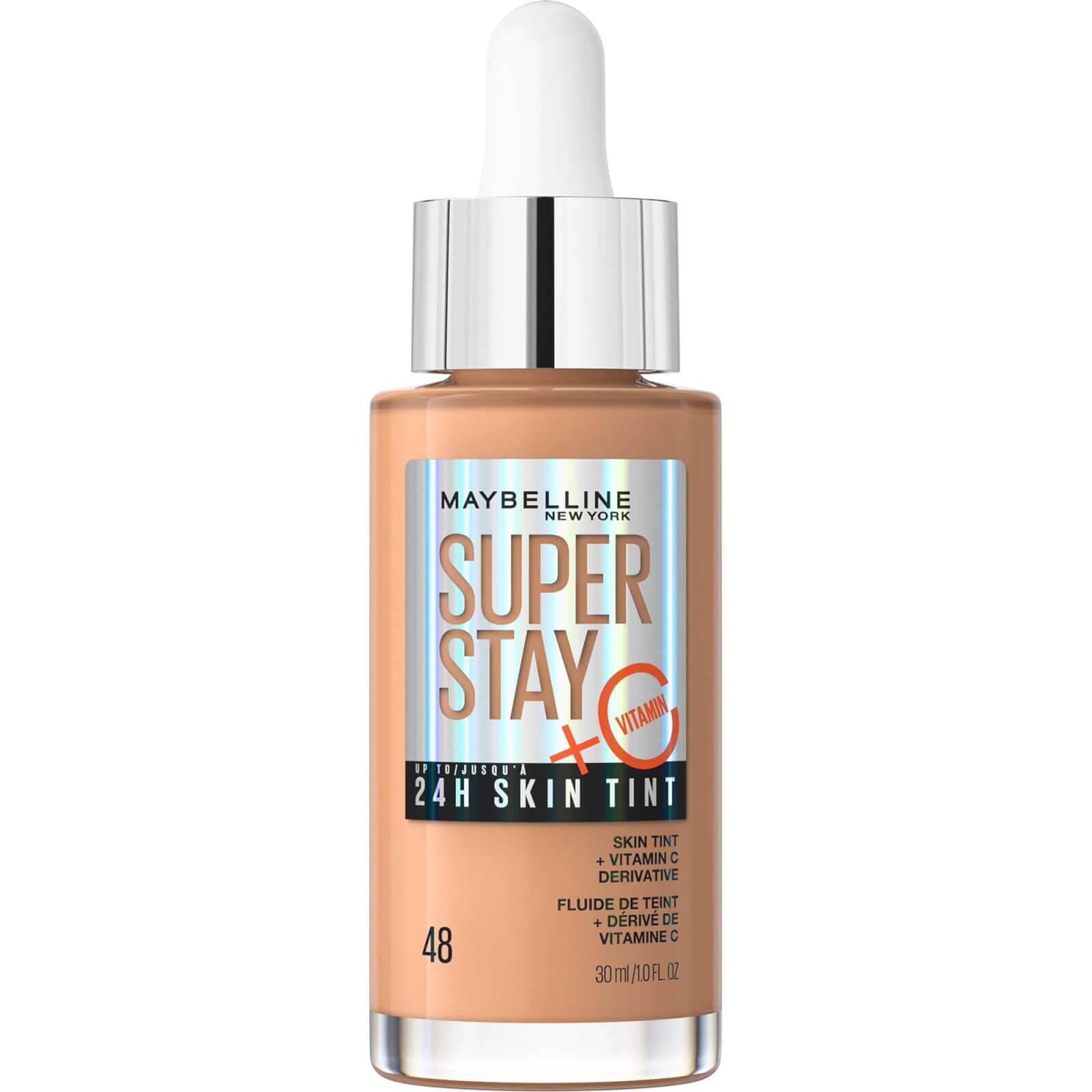 Maybelline Super Stay Up To 24h Skin Tint Foundation + Vitamin C 30ml (various Shades) - 48 In Neutral