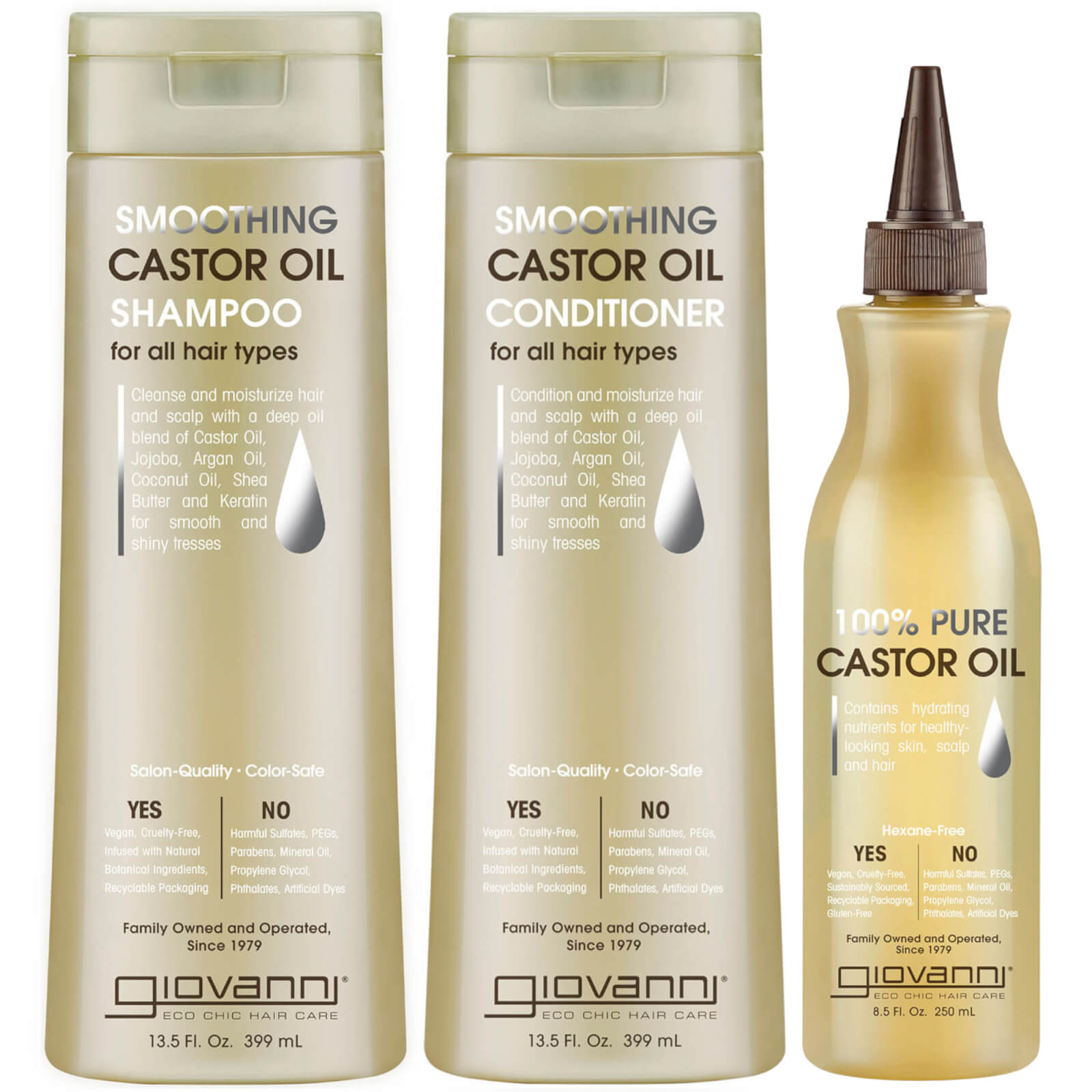 Giovanni Castor Oil Bundle Kit