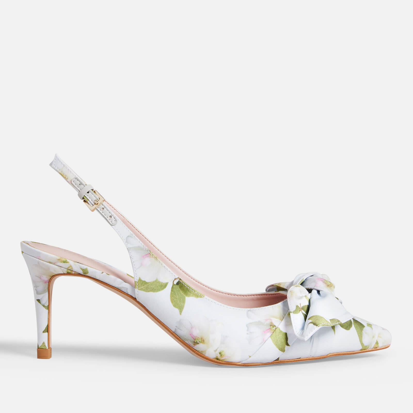 ted baker women's krili floral-print woven court heels - uk 4