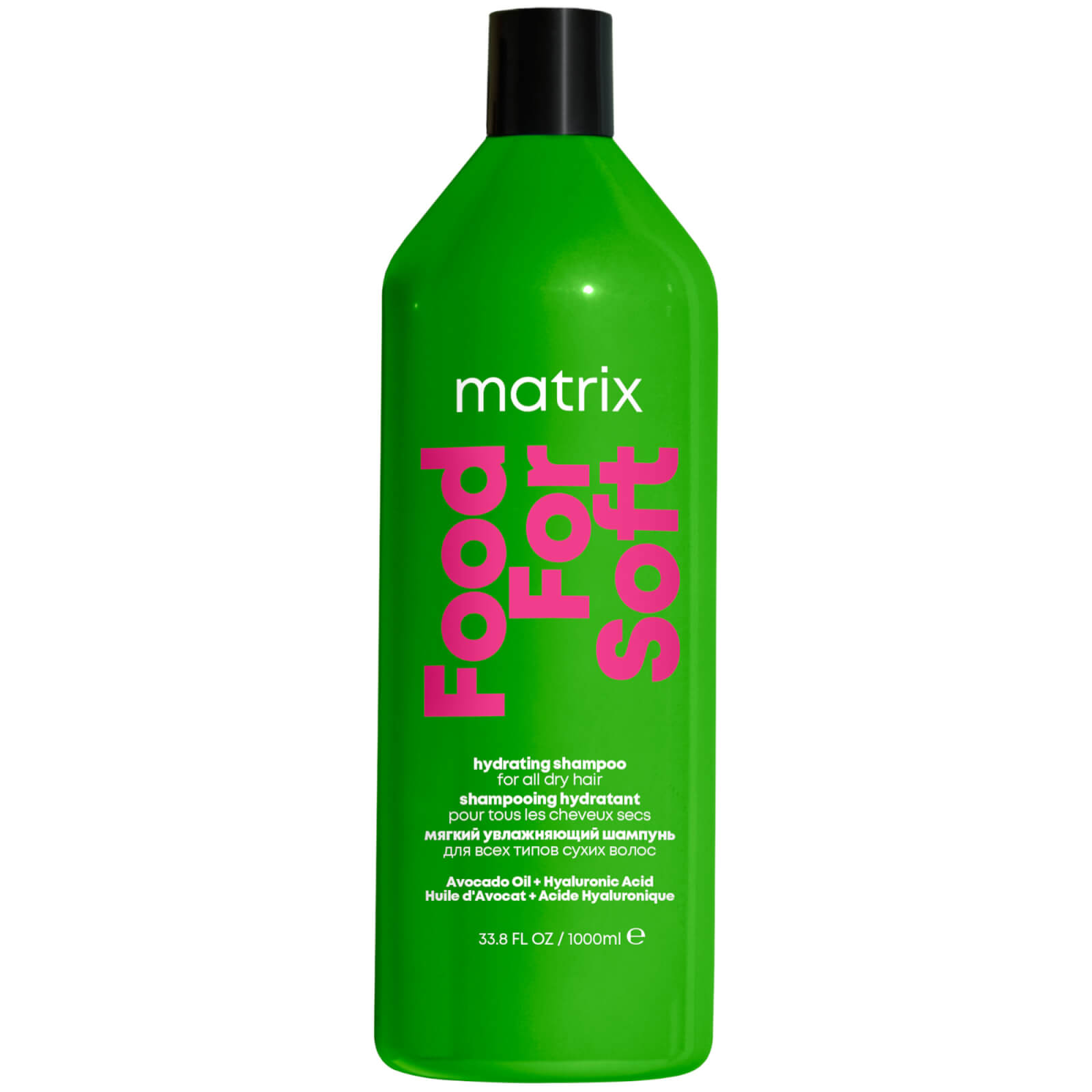 Photos - Hair Product Matrix Food For Soft Hydrating Shampoo with Avocado Oil and Hyaluronic Aci 