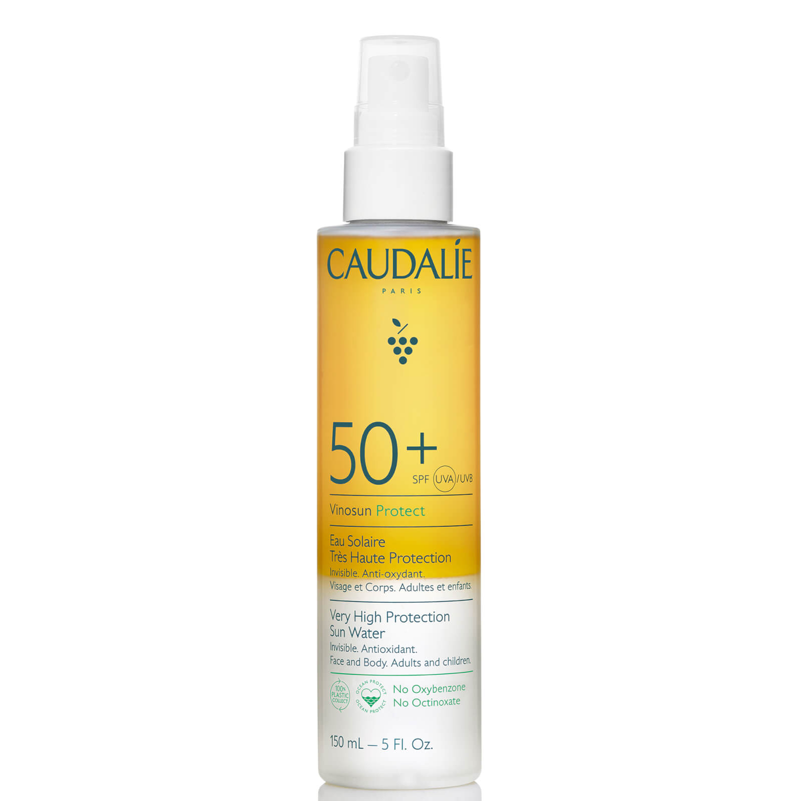 Caudalíe Vinosun Very High Protection Water Spf50 150ml In White
