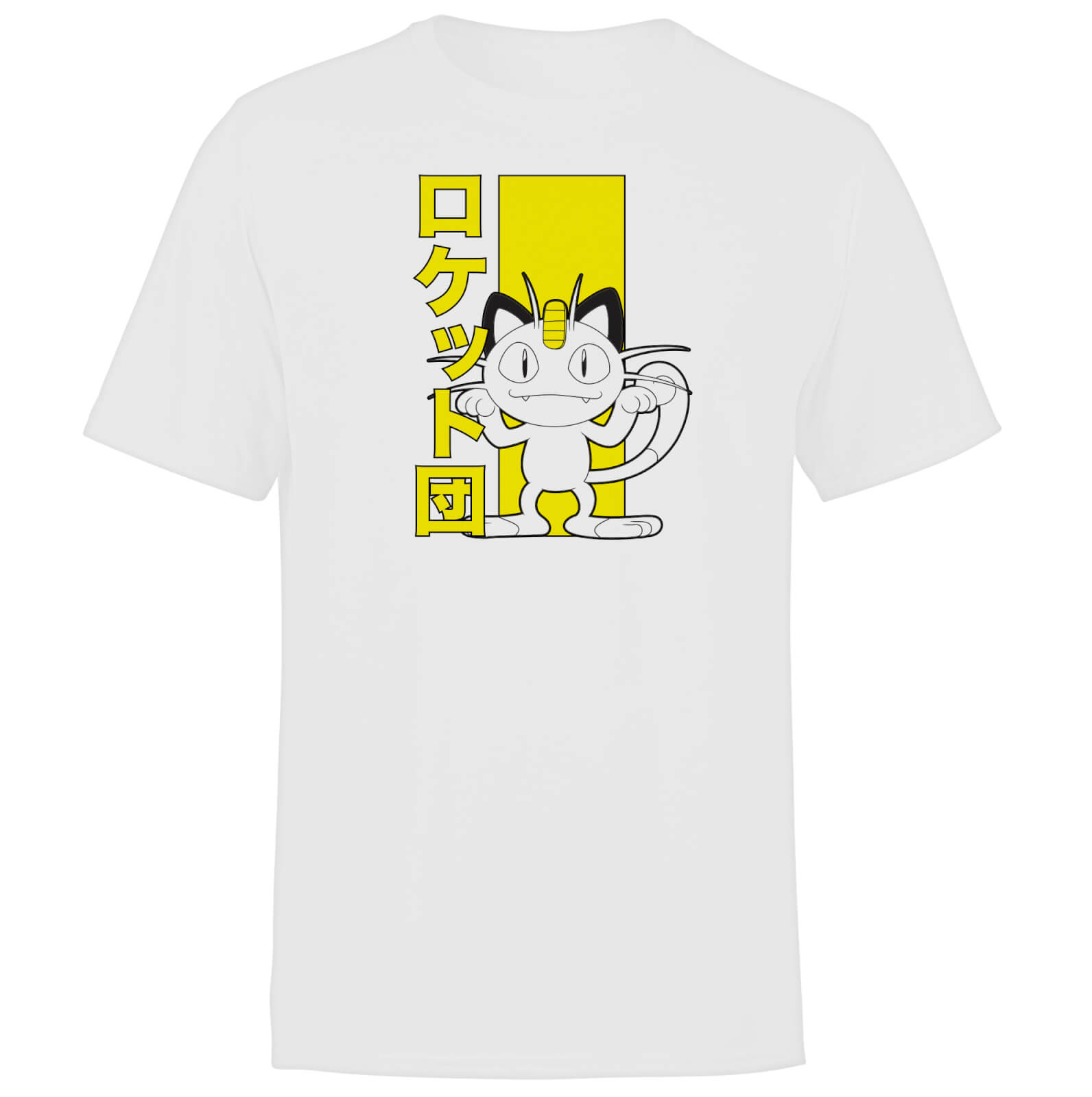 Akedo X Pokemon Team Rocket Meowth T-Shirt Homme - Blanc - M