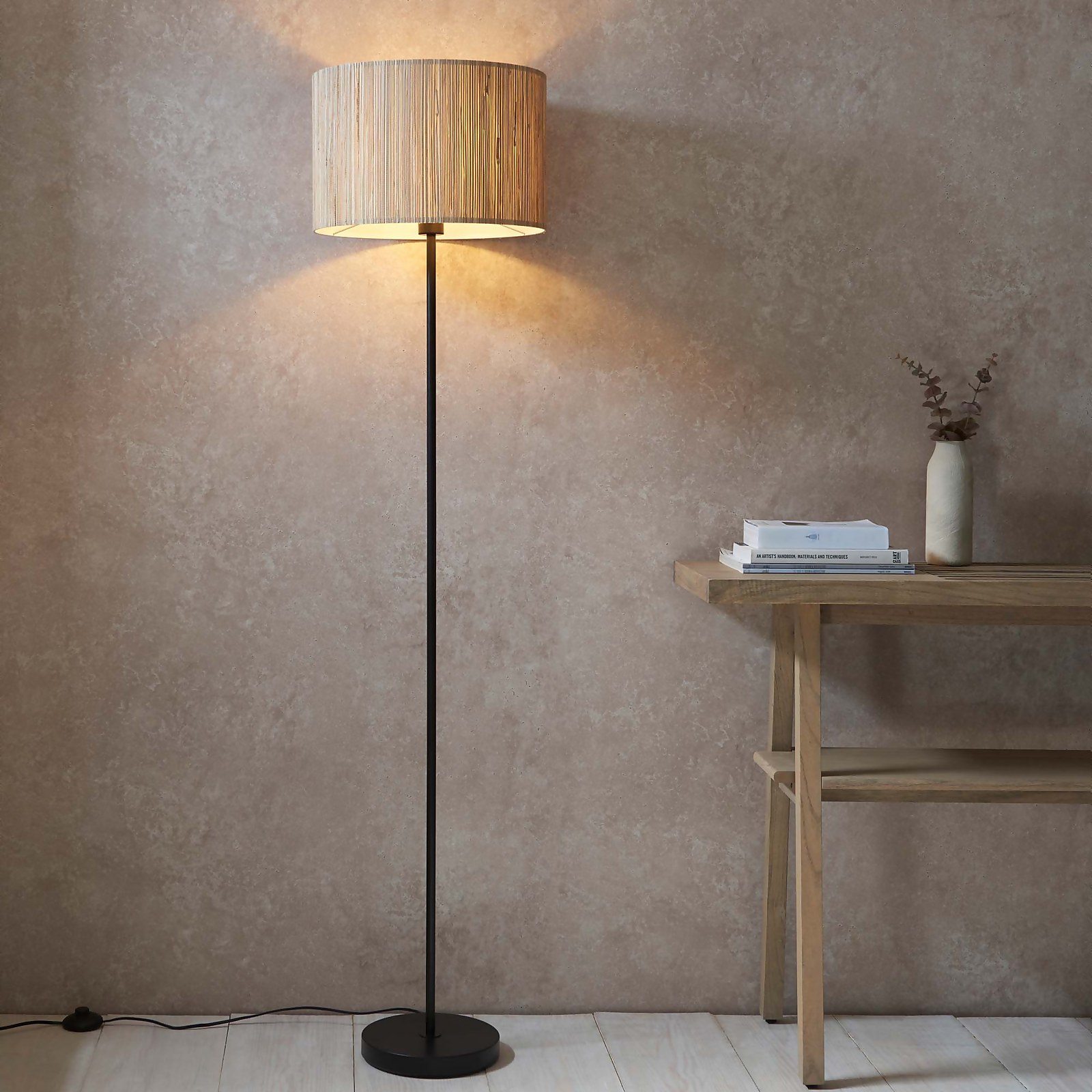 Caen Floor Lamp - Natural