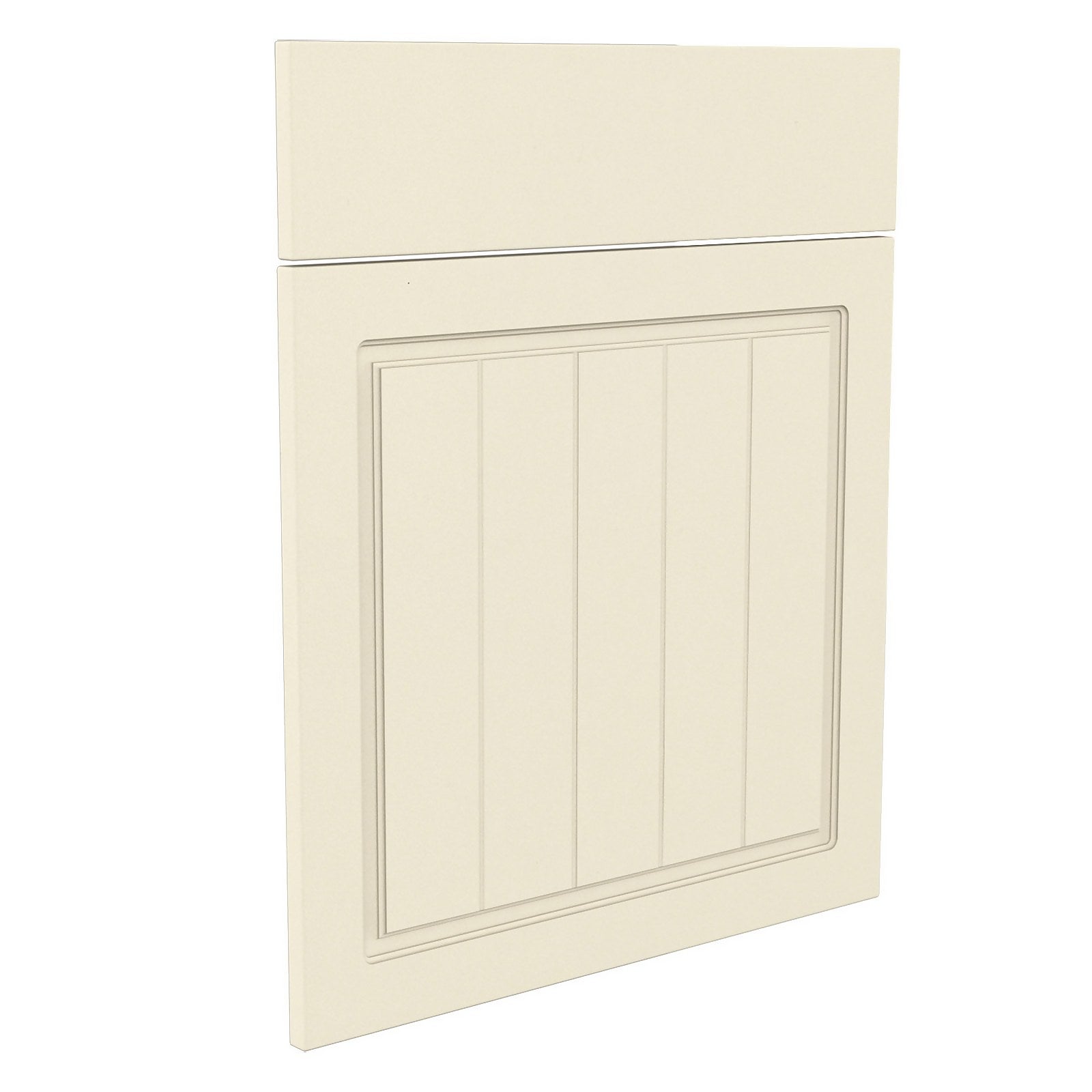 Country Shaker Kitchen Cabinet Door and Drawer Front (W)597mm - Cream thumbnail