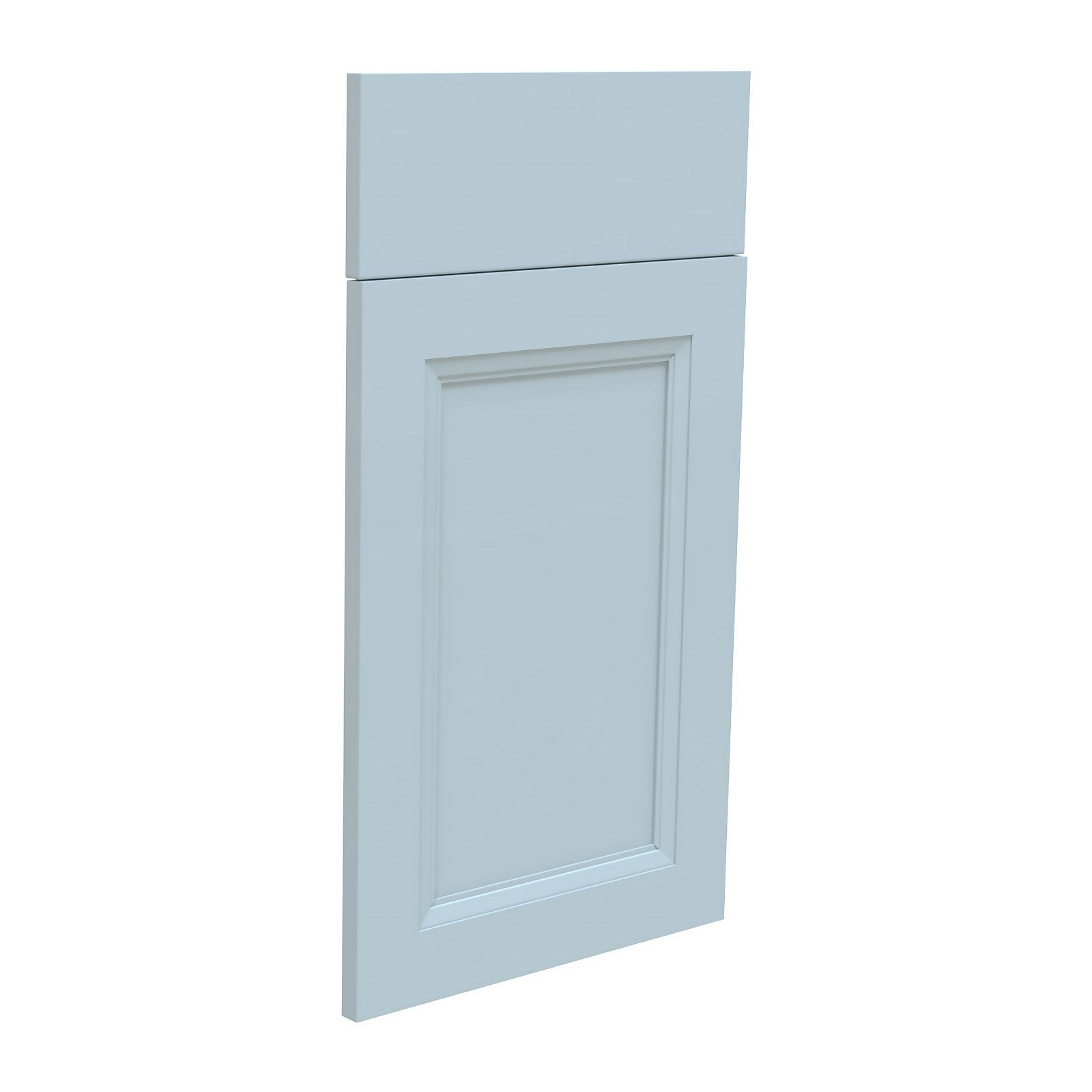 French Shaker Kitchen Cabinet Door and Drawer Front (W)397mm - Light Blue thumbnail