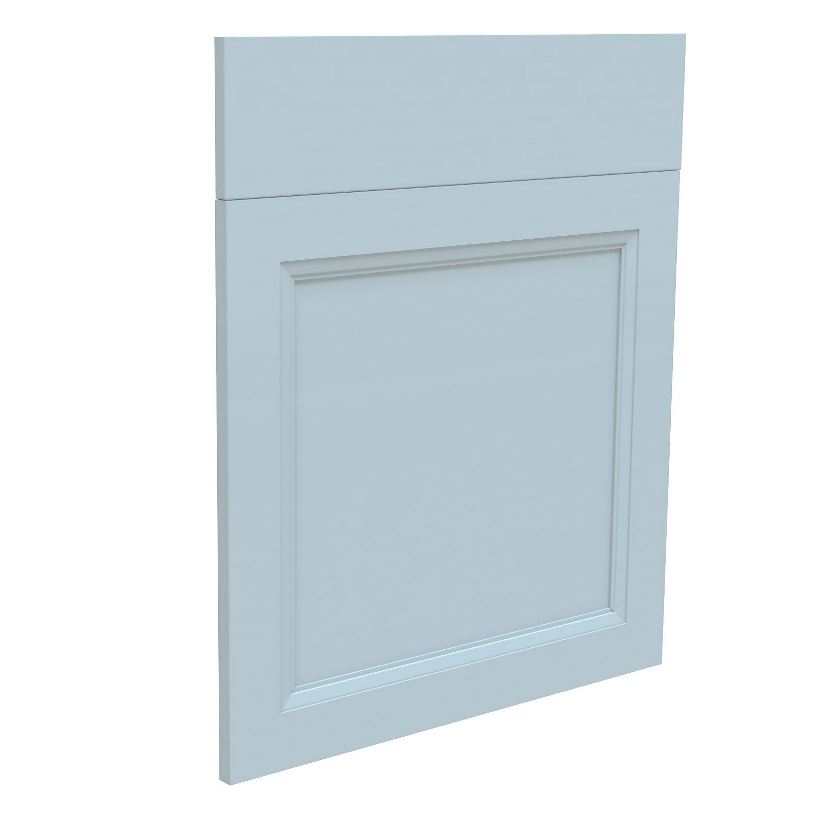 French Shaker Kitchen Cabinet Door and Drawer Front (W)597mm - Light Blue thumbnail
