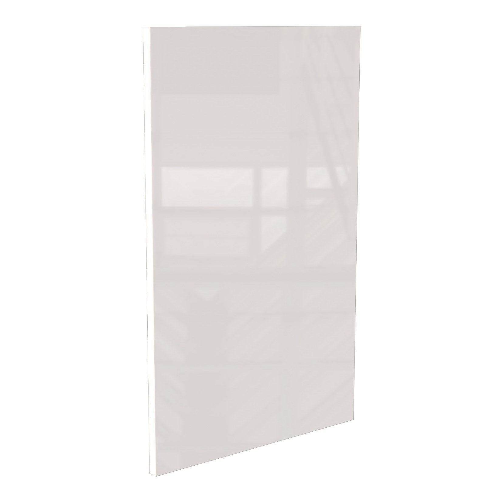 Modern Slab Kitchen Cabinet Door (W)447mm - Gloss White thumbnail