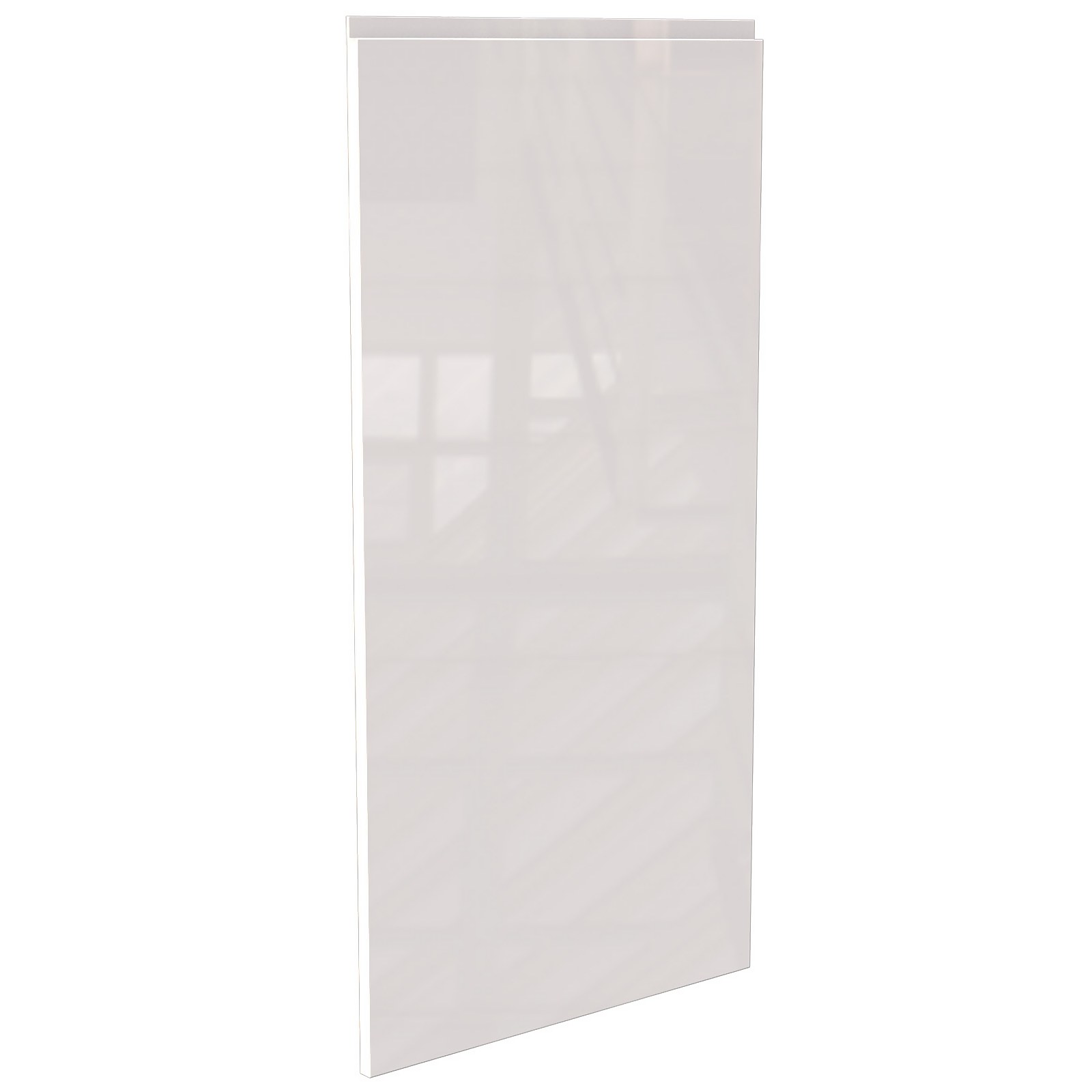 Handleless Kitchen Larder Door (H)1191 x (W)597mm - Gloss White