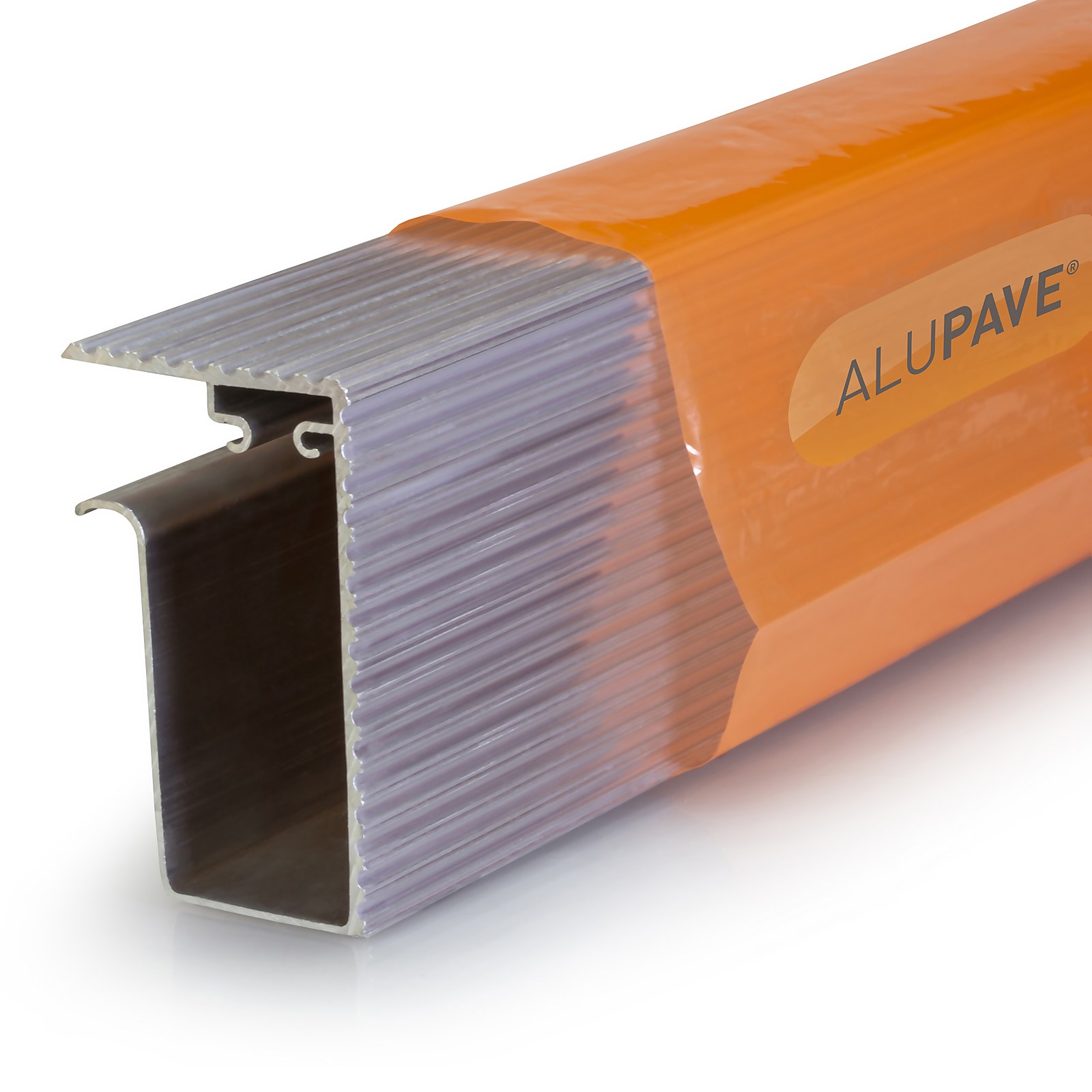 Alupave Fire Rated Flat Roof & Decking Side Gutter 3m Mill