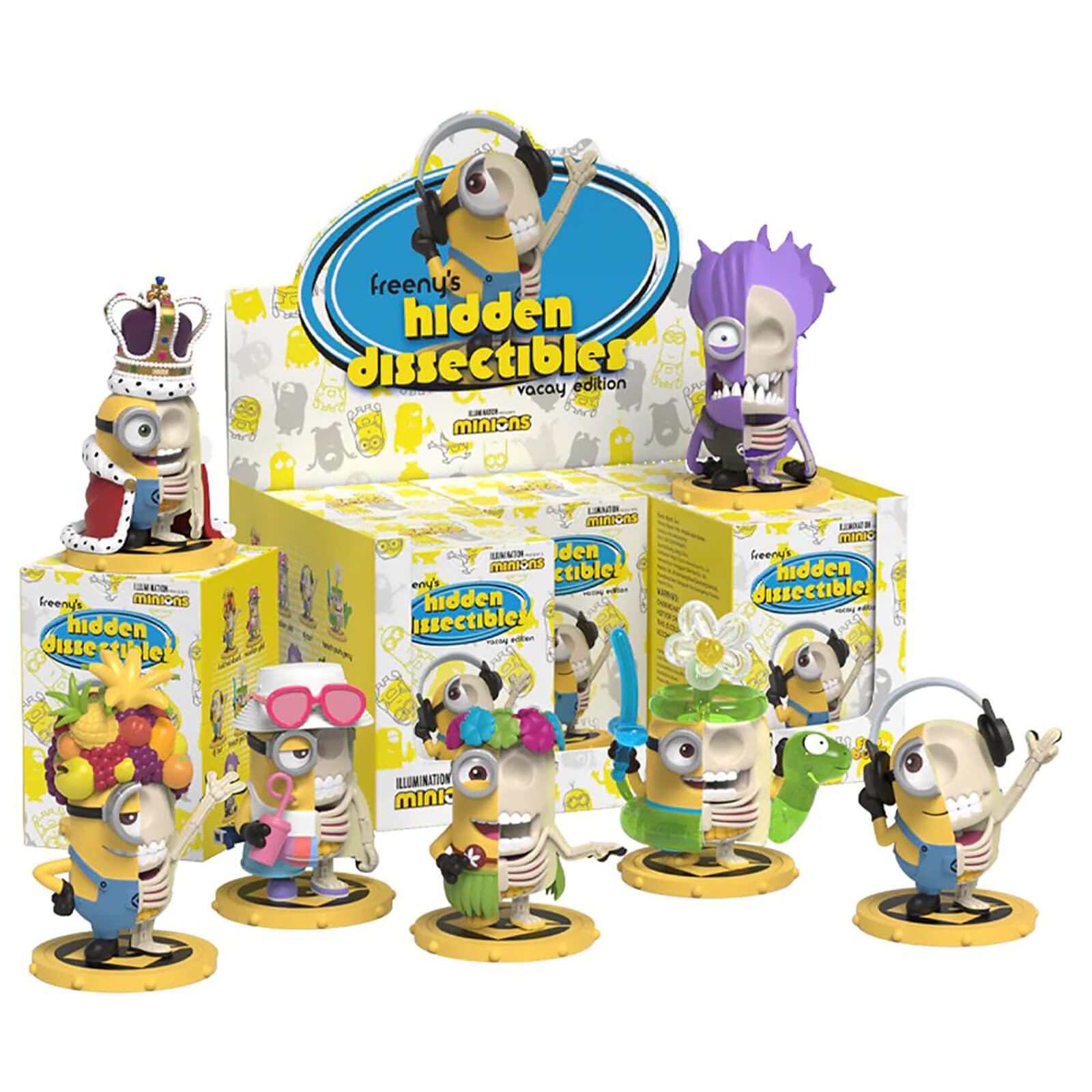 Mighty Jaxx Hidden Dissectibles: Minions (Series 1) Vacay Edition Blind Box (1pc)