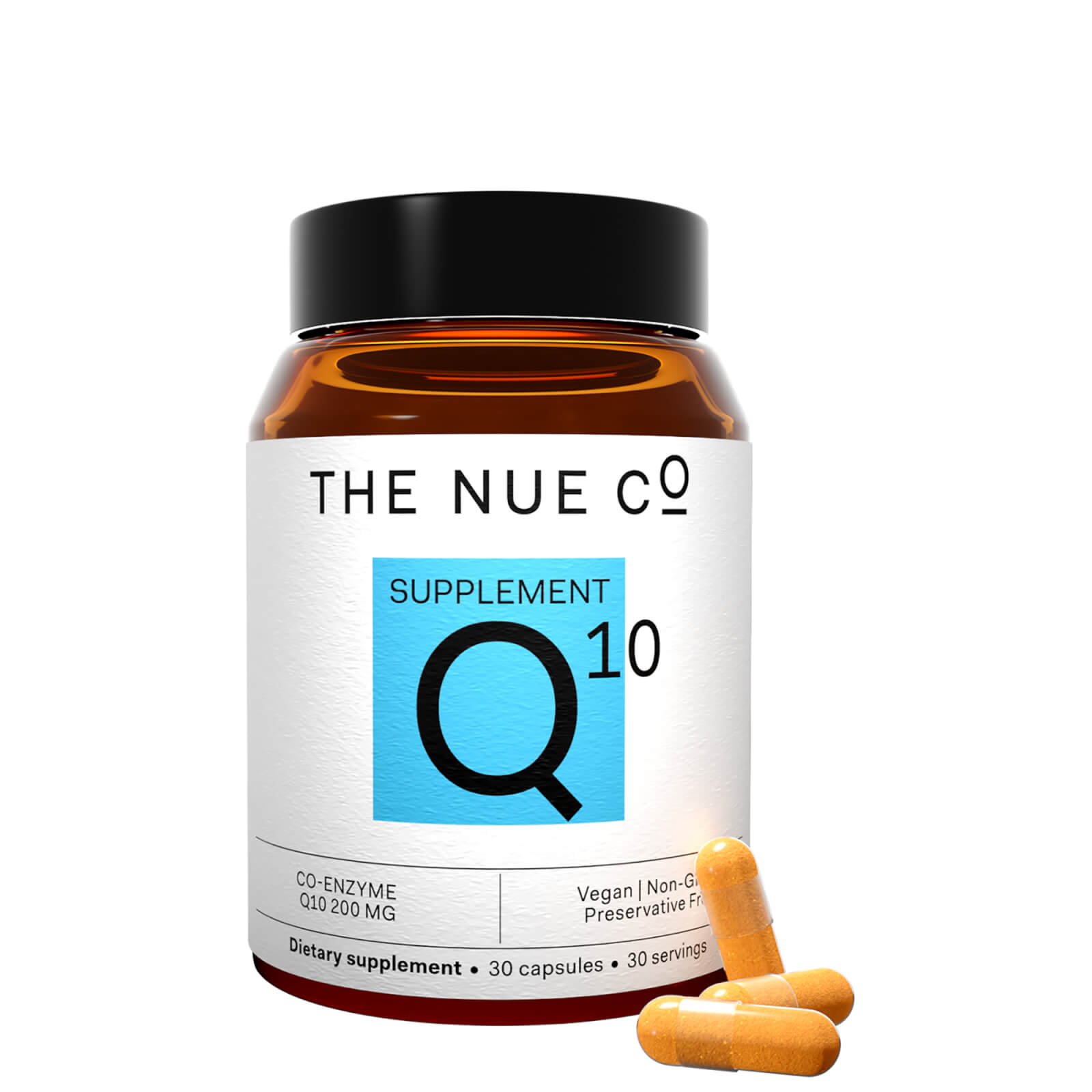 The Nue Co Coq10 Skin Plumping And Smoothing Supplement (30 Capsules) In White