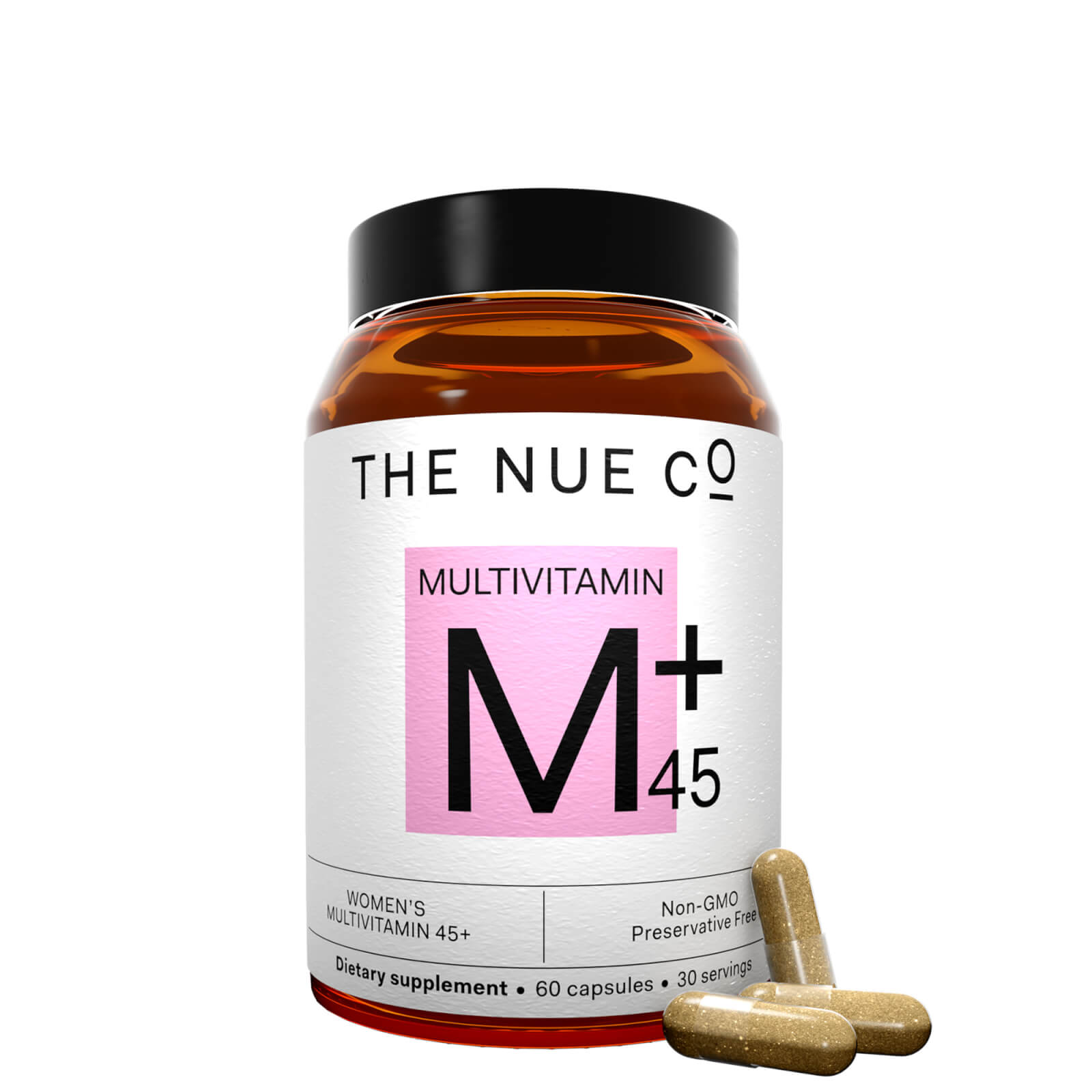 The Nue Co Multi Vitamin 45+ Capsules (30 Capsules) In White