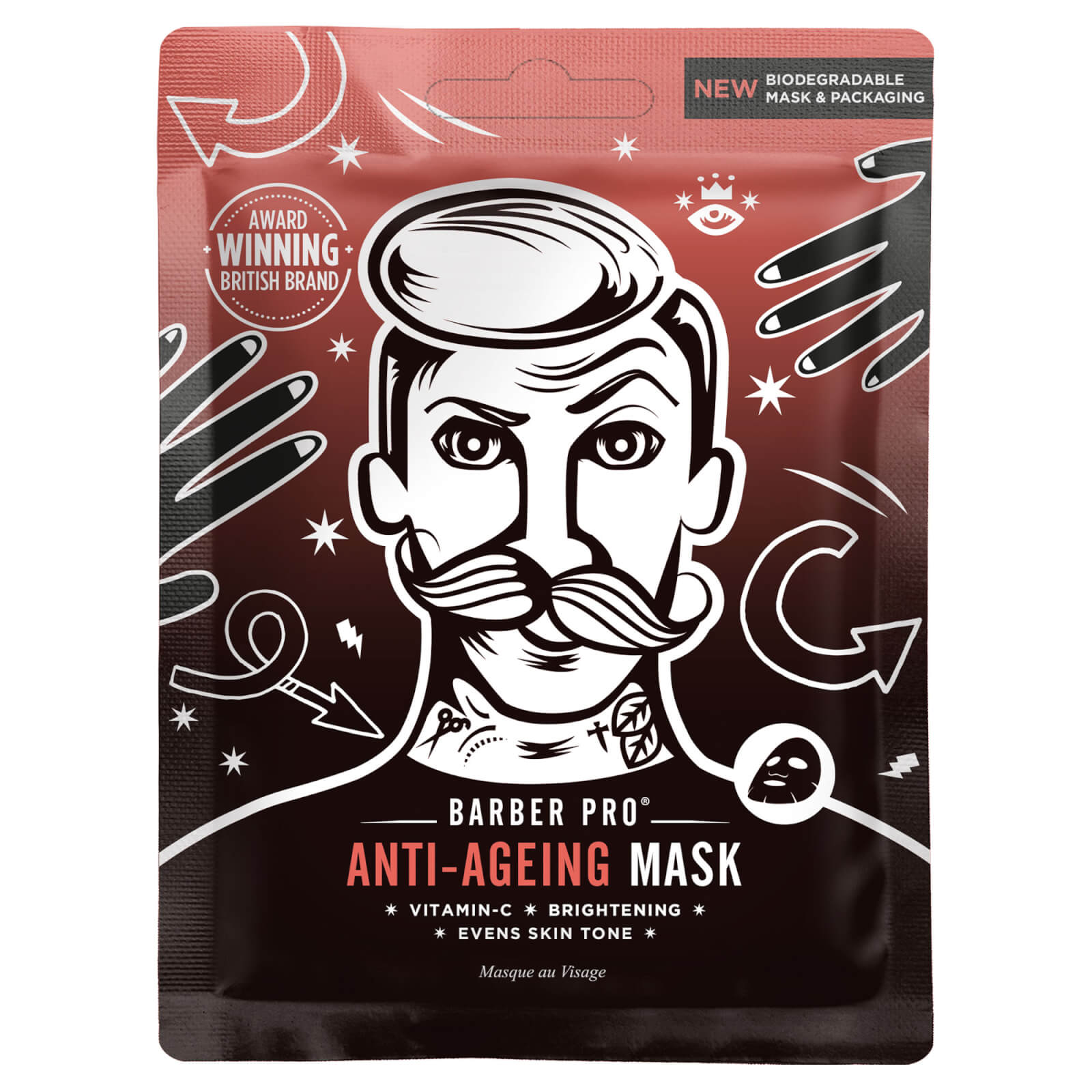 Barber Pro Anti-ageing Vitamin C Sheet Mask