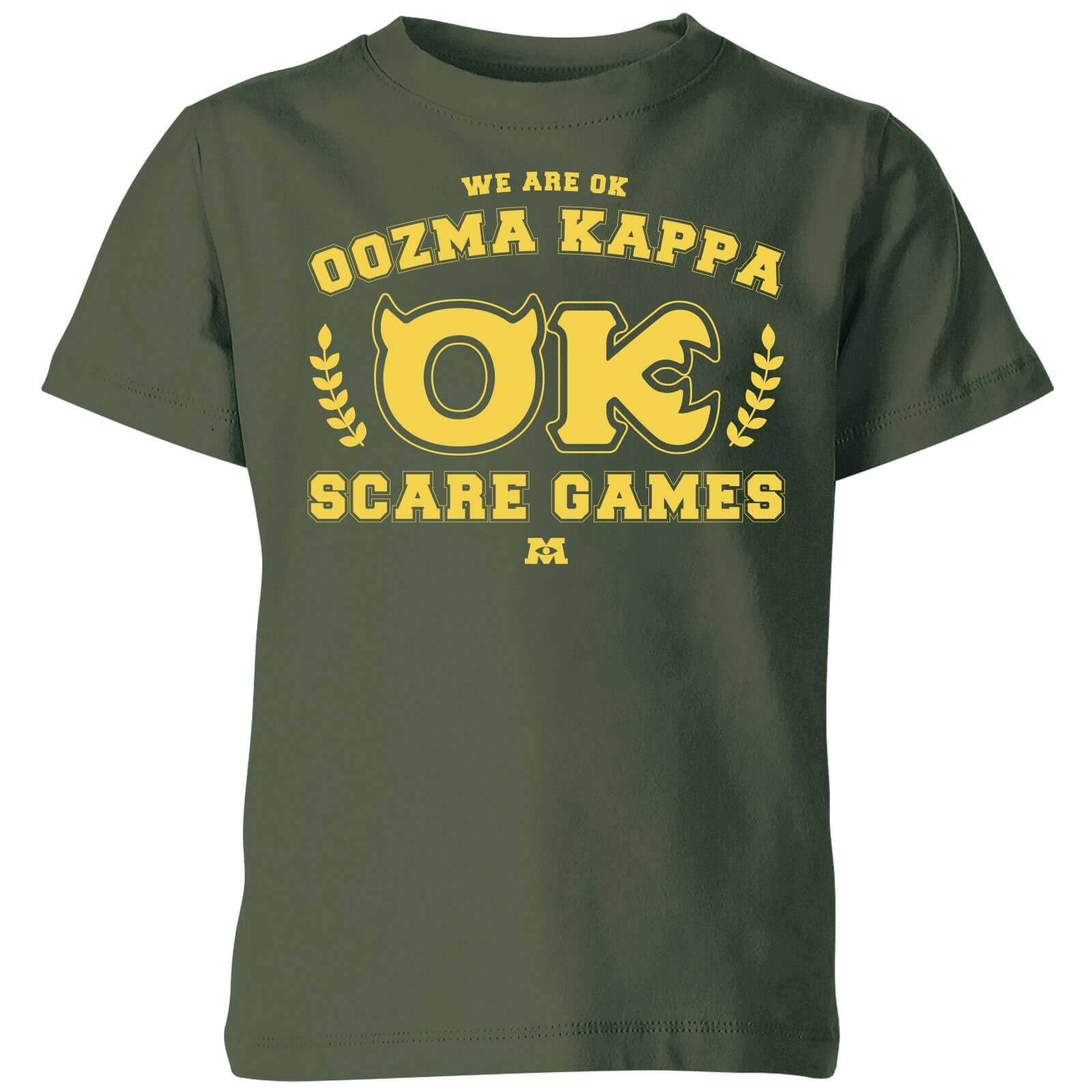 Bild von Monsters Inc. Oozma Kappa Scare Games Kids' T-Shirt - Green - 9-10 Jahre