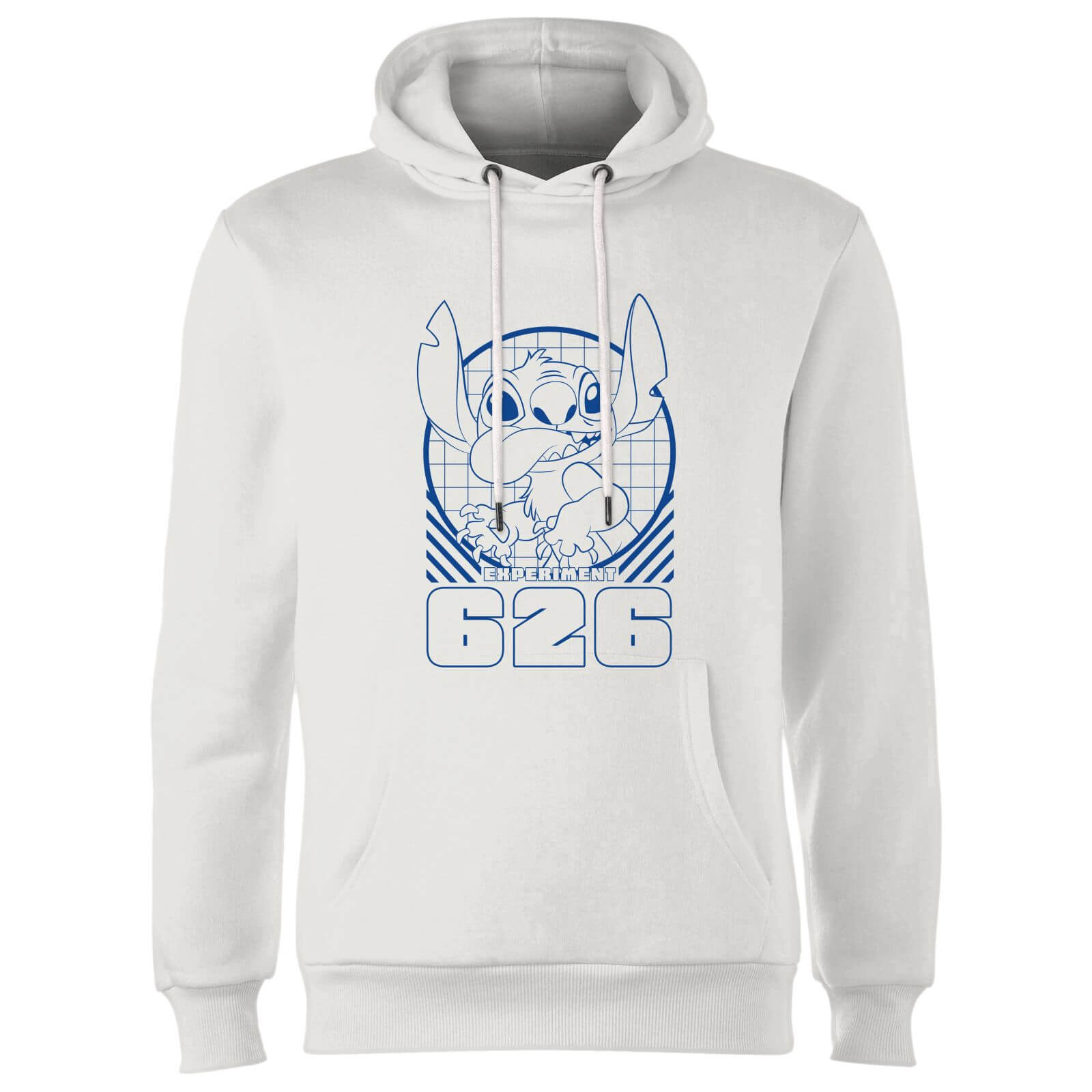 Lilo And Stitch Warning Experiment 626 Hoodie - White - S
