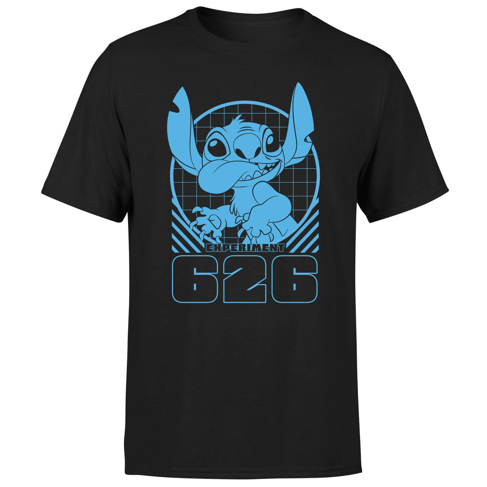 Lilo And Stitch Warning Experiment 626 Men's T-Shirt - Black - S