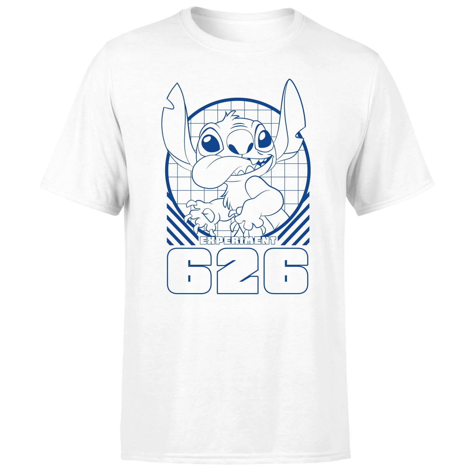 

Lilo And Stitch Warning Experiment 626 Men's T-Shirt - White - M