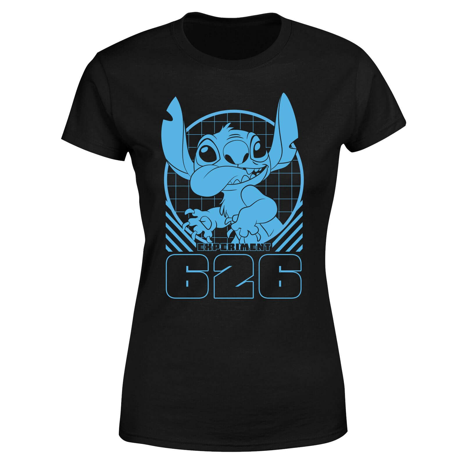 

Lilo And Stitch Warning Experiment 626 Women's T-Shirt - Black - L
