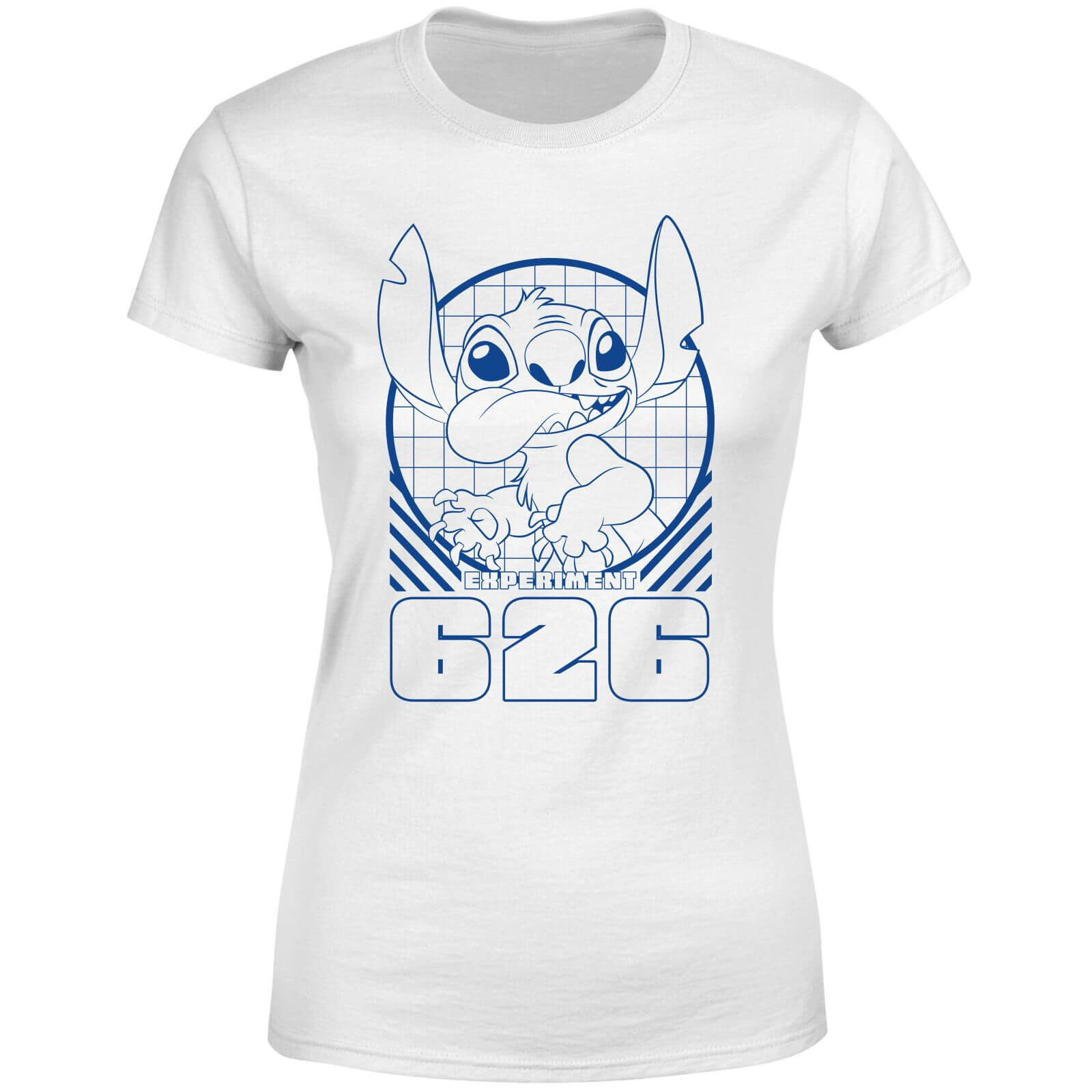 

Lilo And Stitch Warning Experiment 626 Women's T-Shirt - White - XS