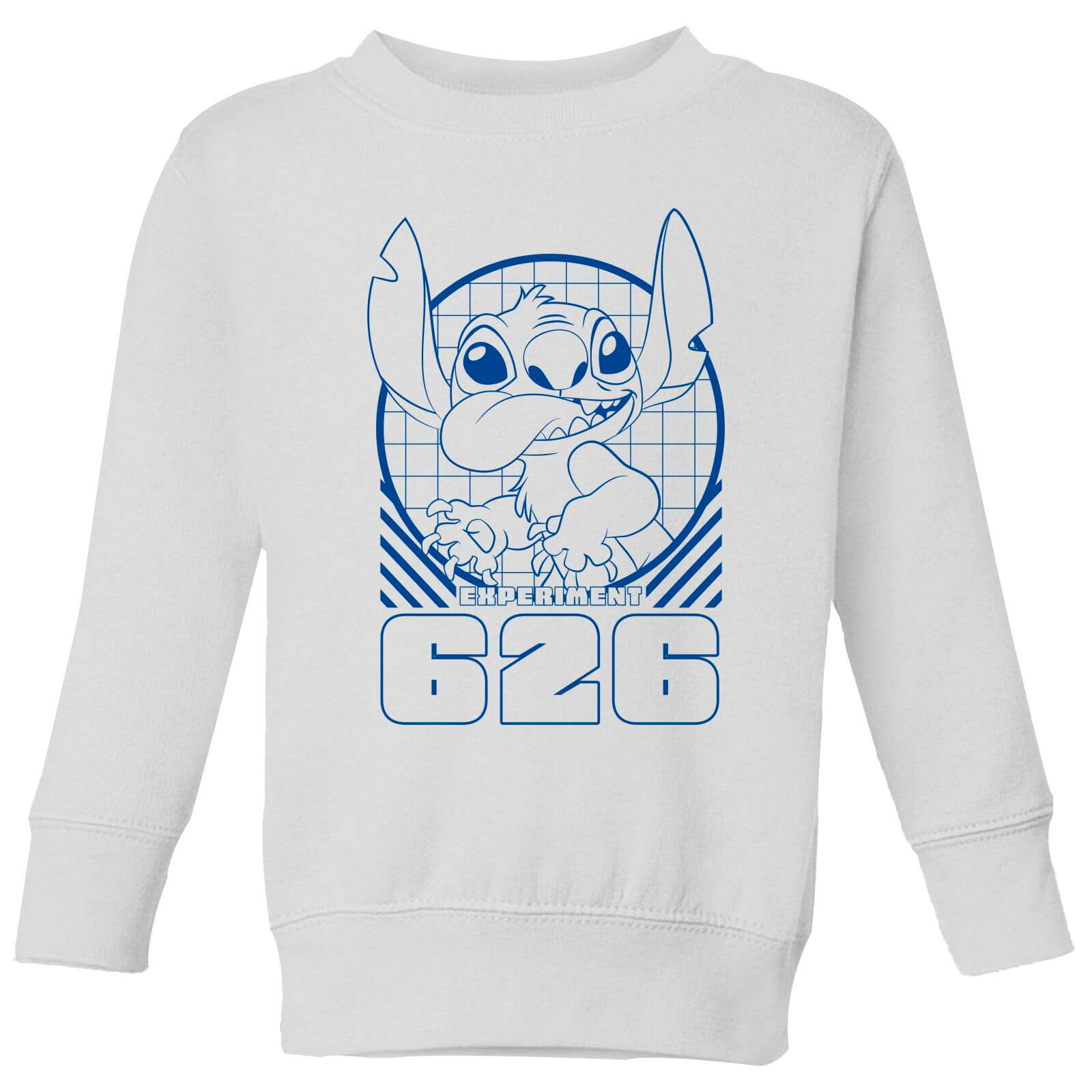 

Lilo And Stitch Warning Experiment 626 Kids' Sweatshirt - White - 3-4 Anni