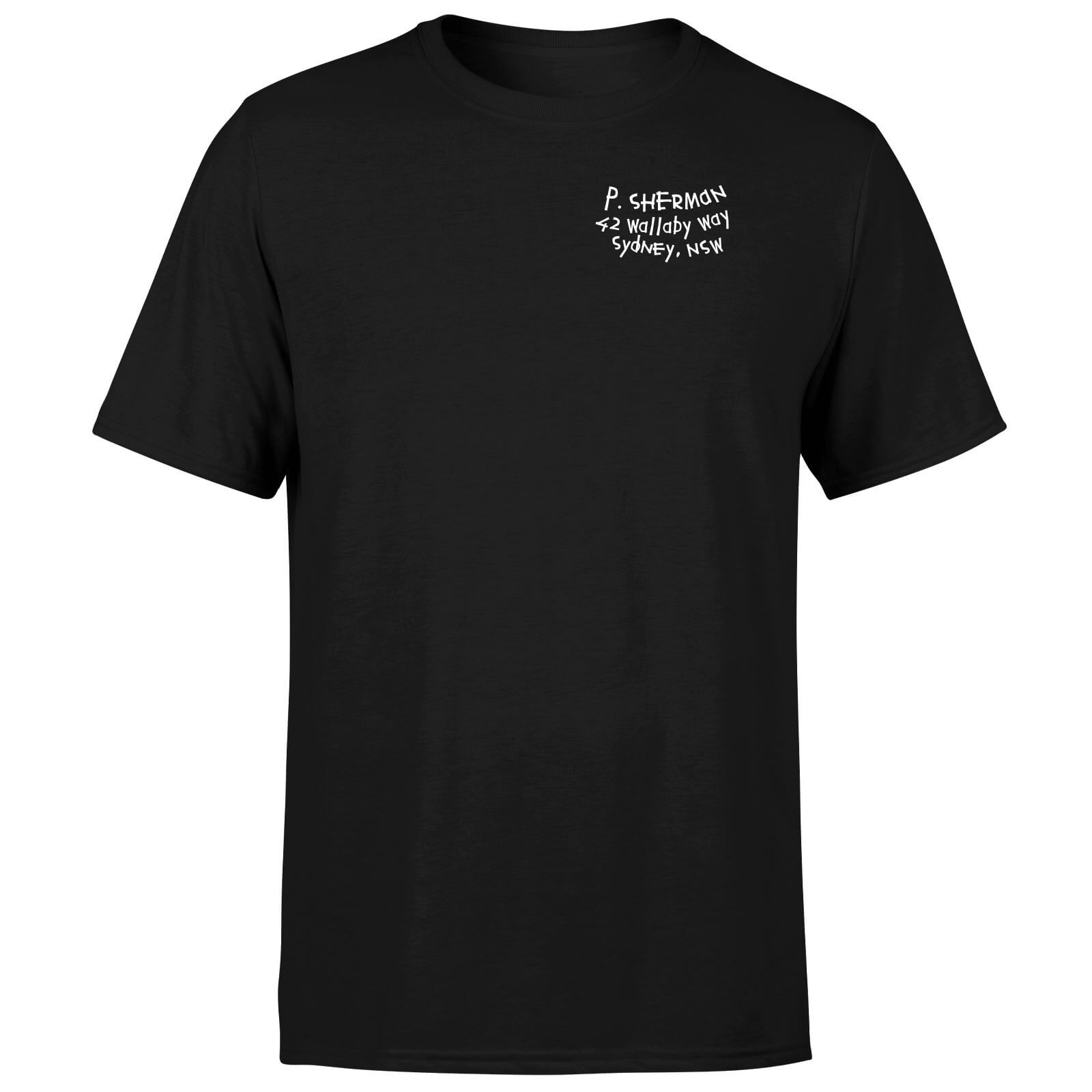 

Finding Nemo P.Sherman Address Men's T-Shirt - Black - M