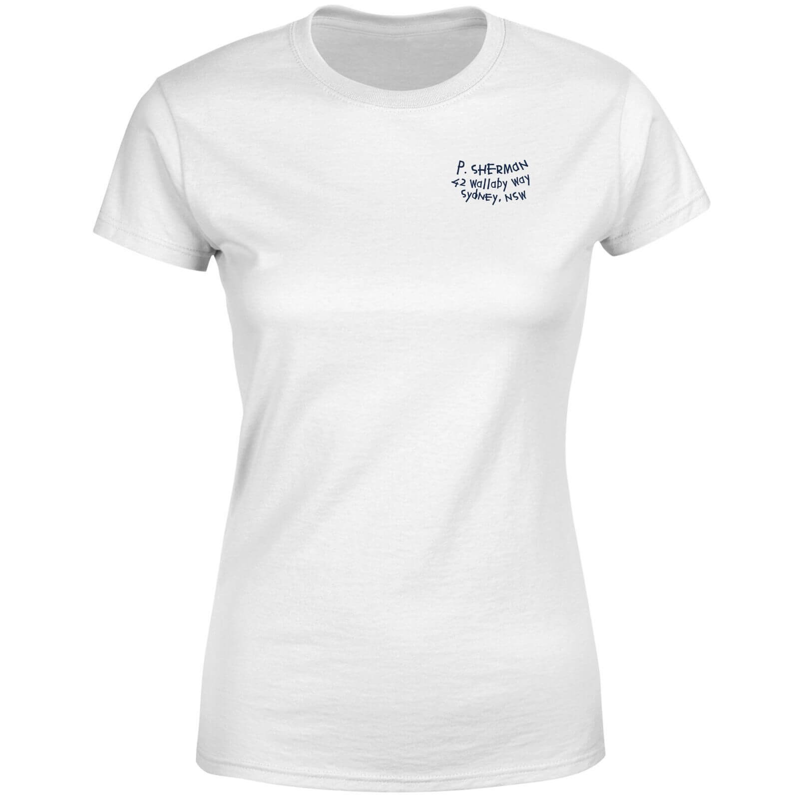 Finding Nemo P.Sherman 42 Wallaby Way Women's T-Shirt - White - M