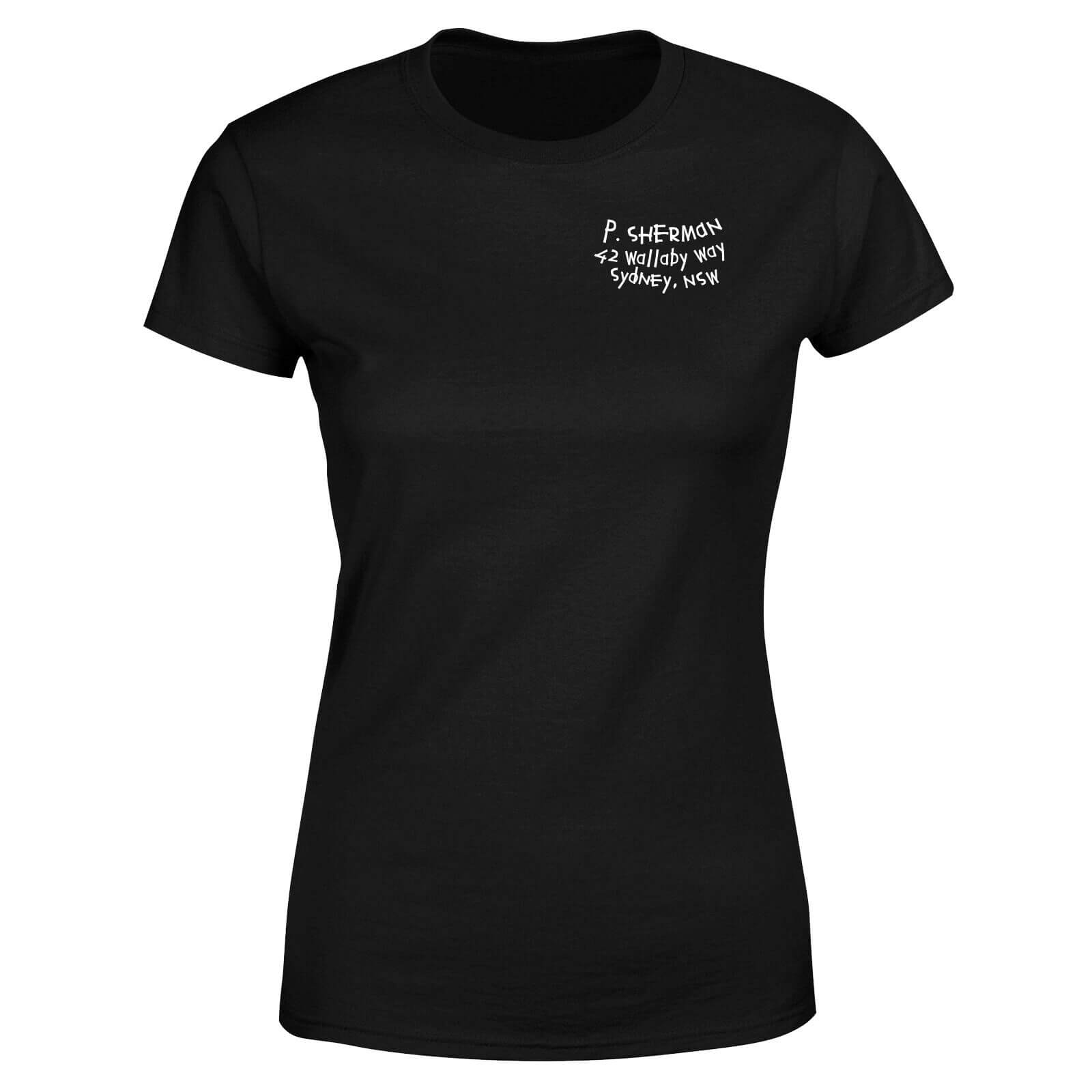 

Finding Nemo P.Sherman Address Women's T-Shirt - Black - M