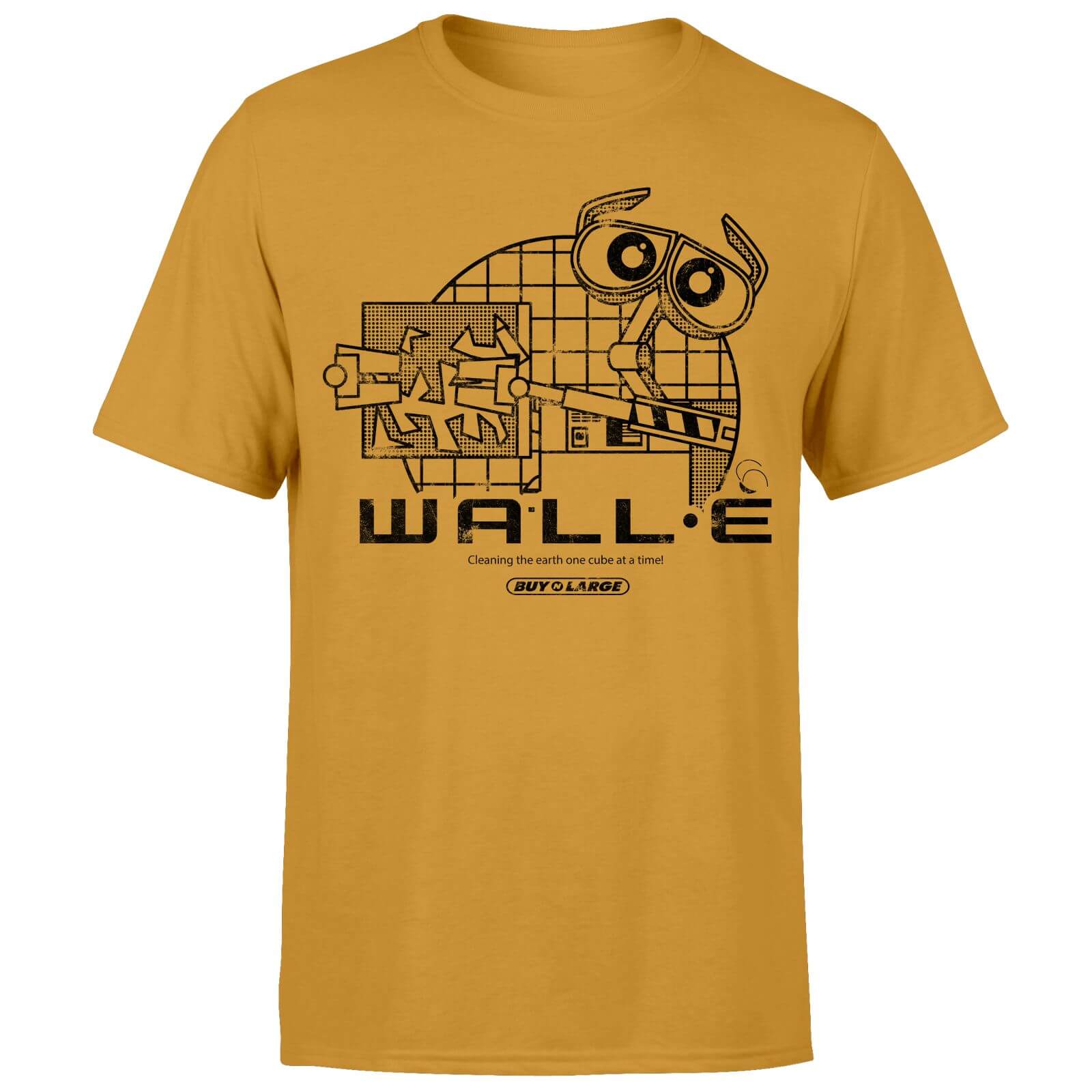 Wall-E Clean Up Crew Men's T-Shirt - Mustard - XL