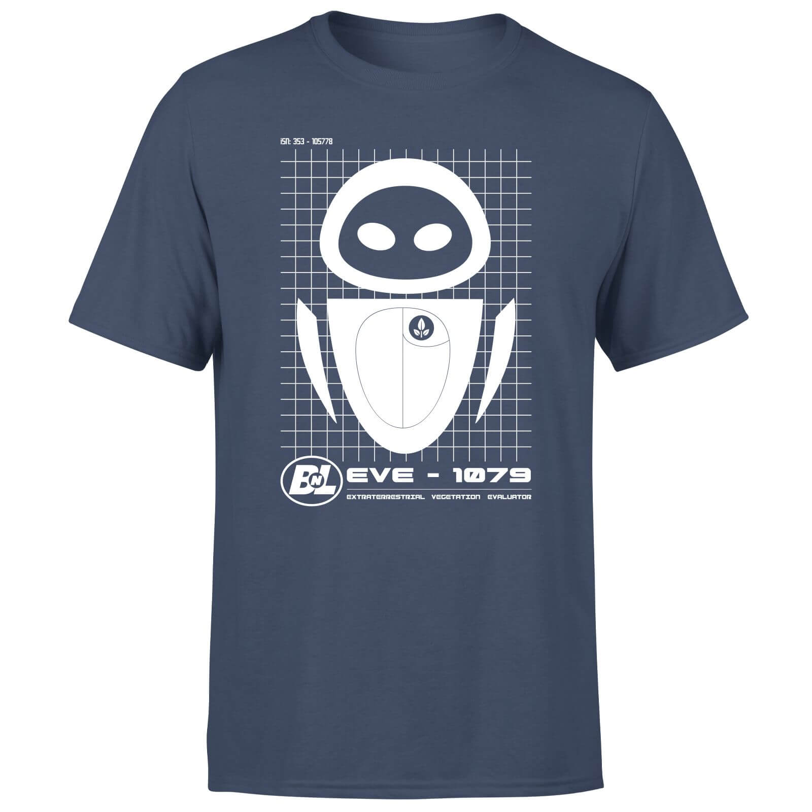 Wall-E Eve Schematic Men's T-Shirt - Navy - XL