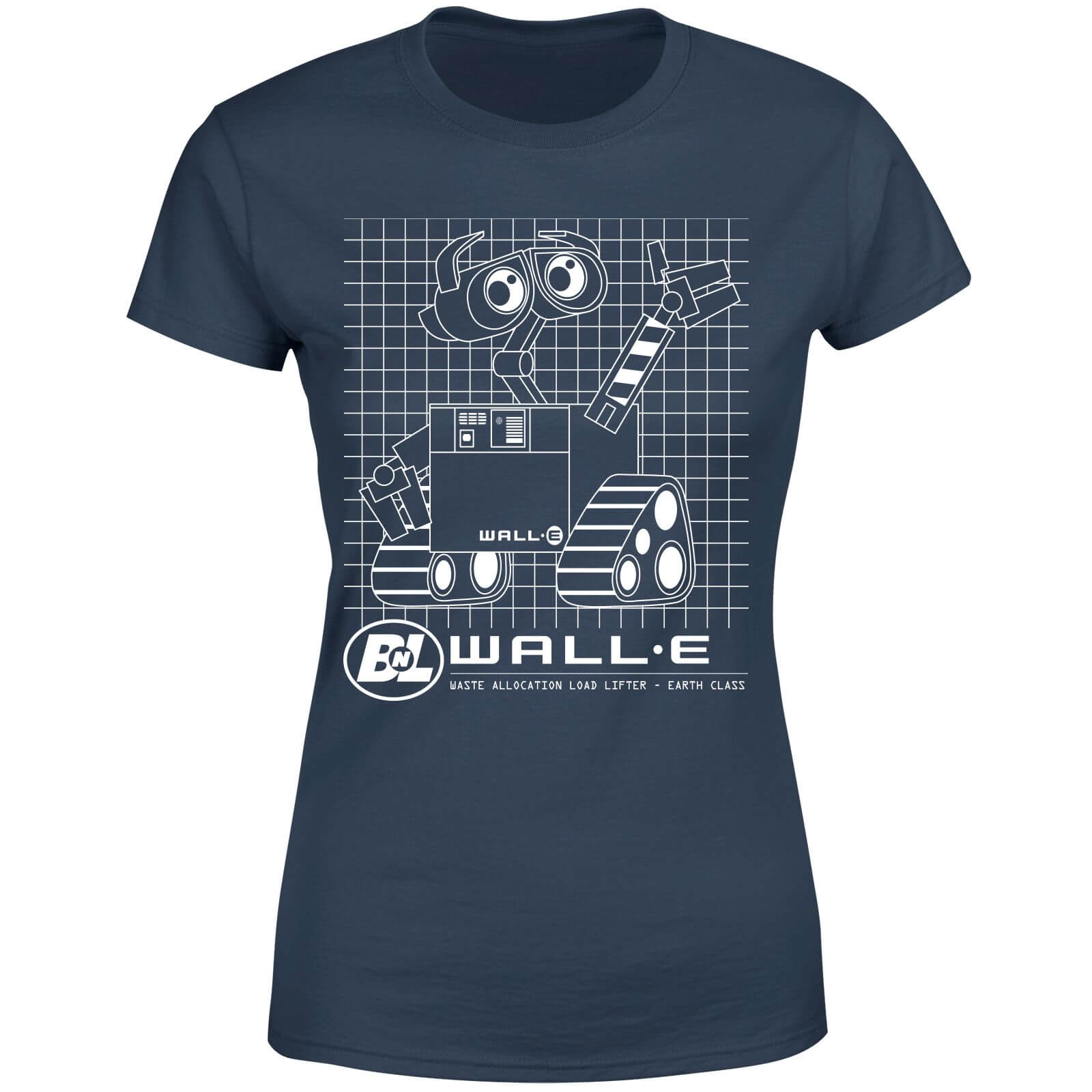 Wall-E Schematic Women's T-Shirt - Navy - S