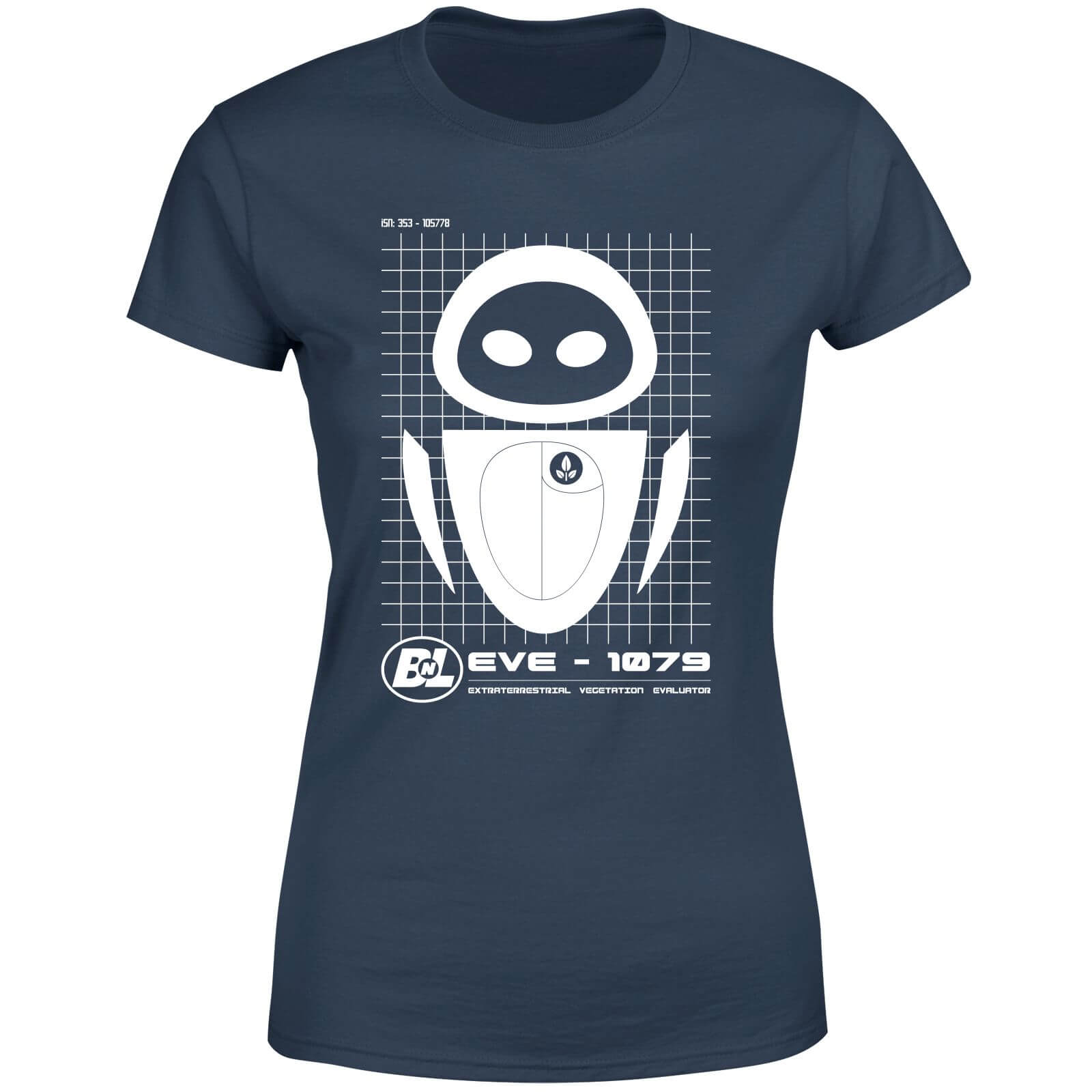 Wall-E Eve Schematic Women's T-Shirt - Navy - XL