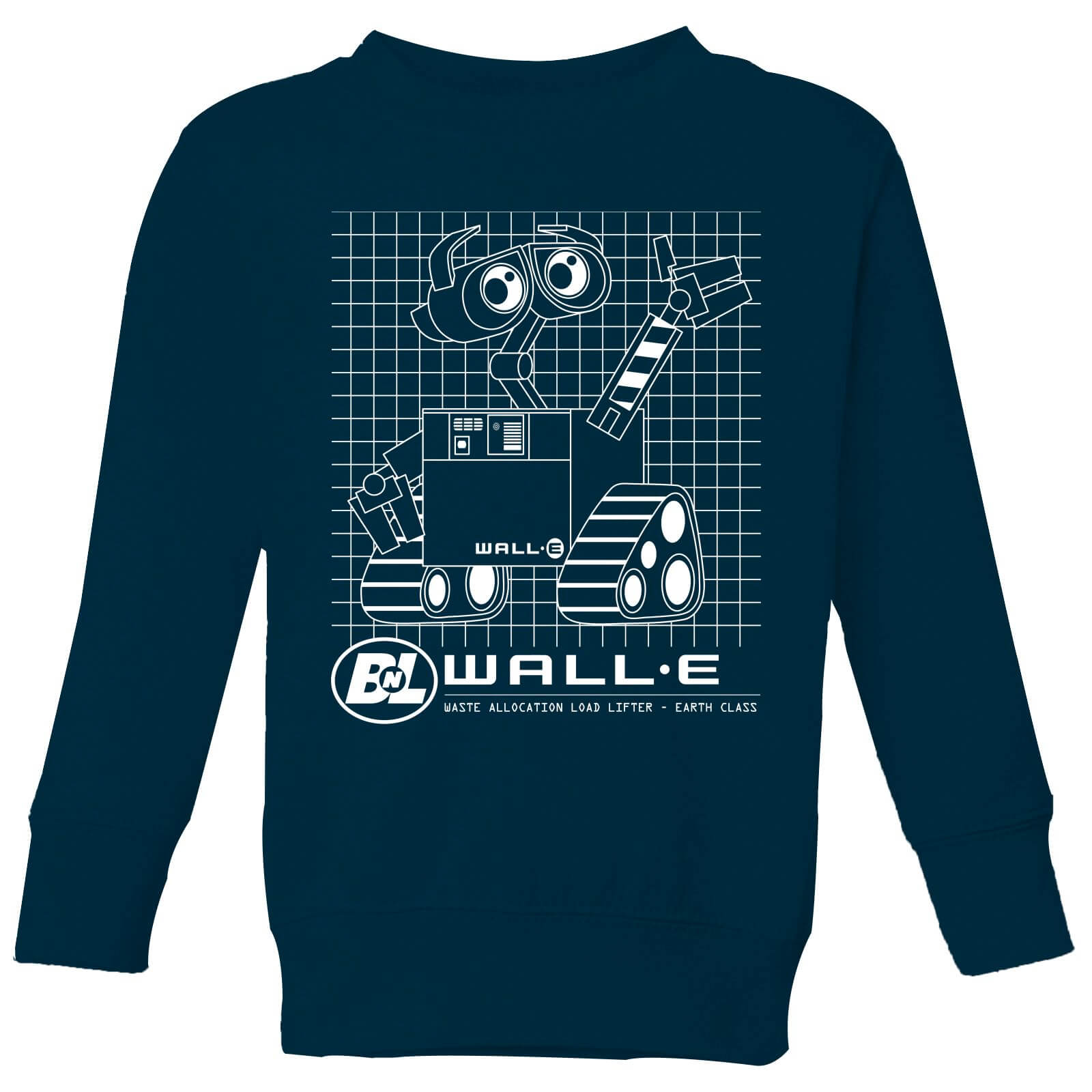

Wall-E Schematic Kids' Sweatshirt - Navy - 11-12 Anni