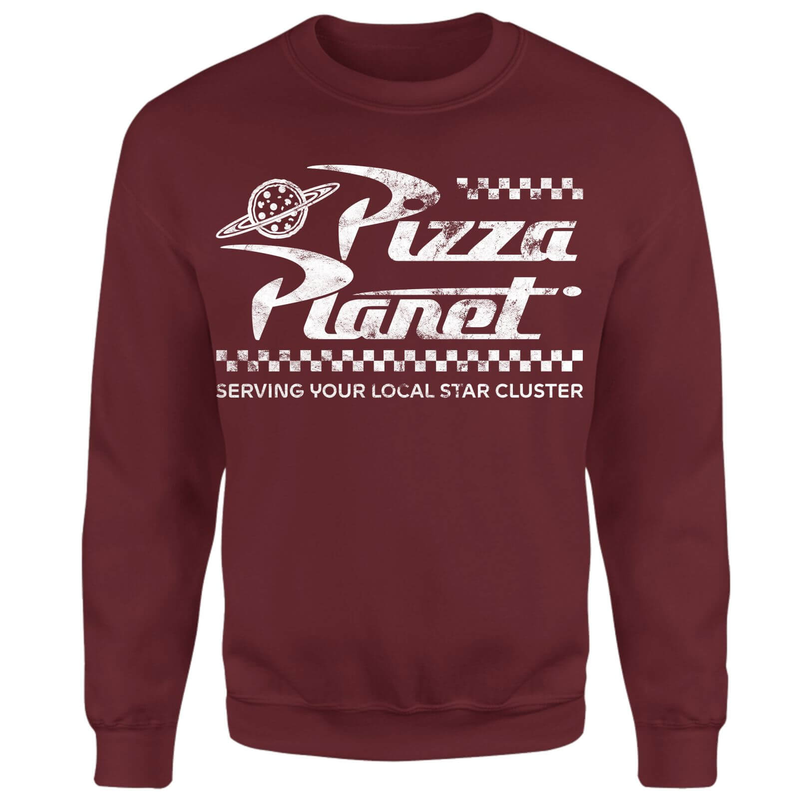 

Toy Story x Pizza Planet Crew Sweatshirt - Burgundy - L