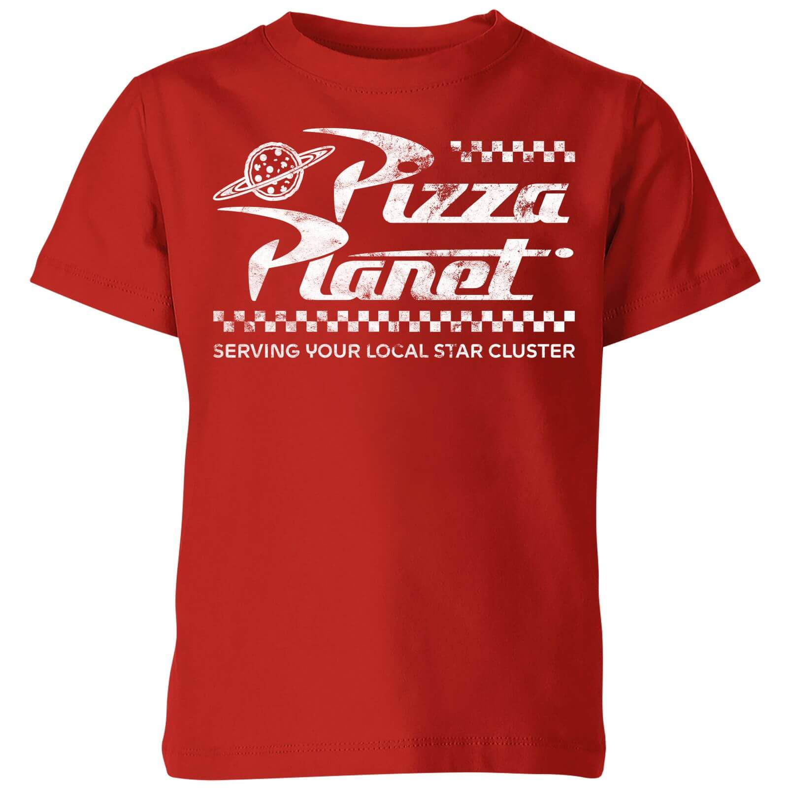 Toy Story x Pizza Planet Crew Kids' T-Shirt - Red - 3-4 ans