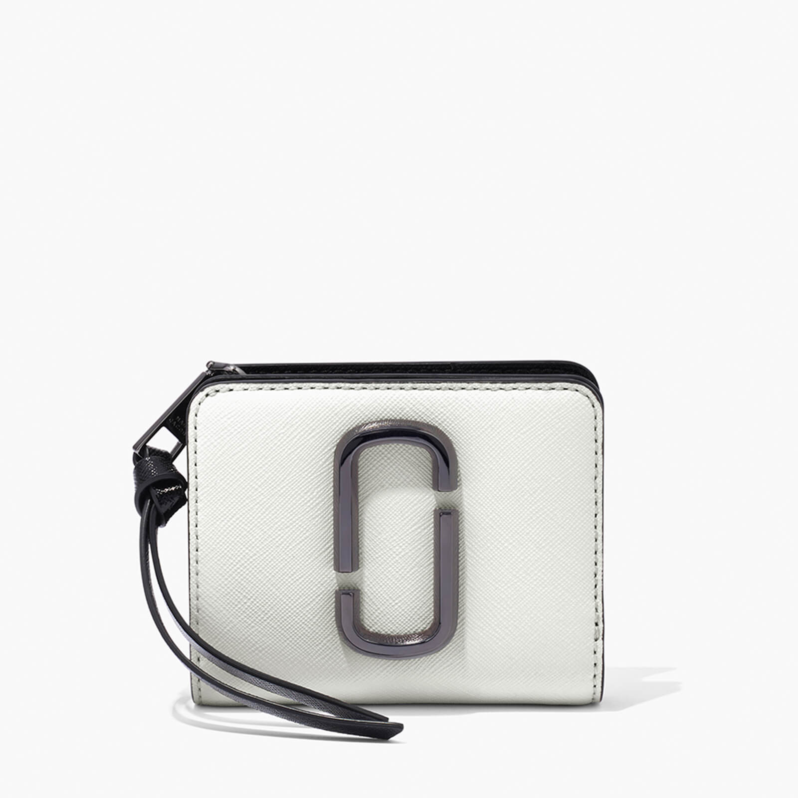 Marc Jacobs Women's Snapshot Mini Compact Wallet - Black/White