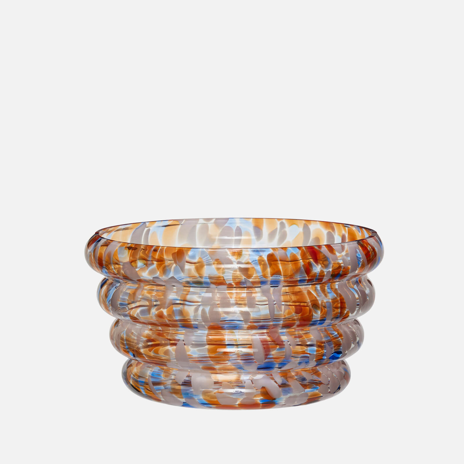 Hubsch Blaze Bowl - Clear /Multicolour