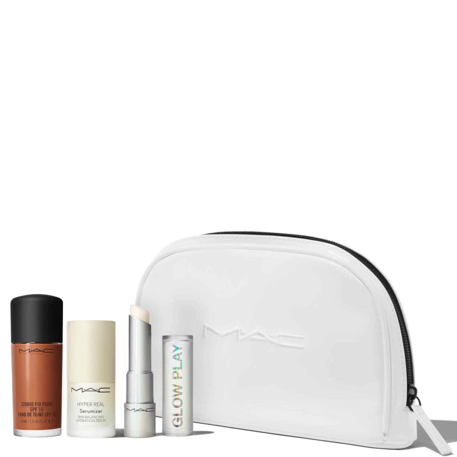 MAC Skin Essential Kit and Studio Fix Fluid Foundation Bundle (Various Shades) - NW55