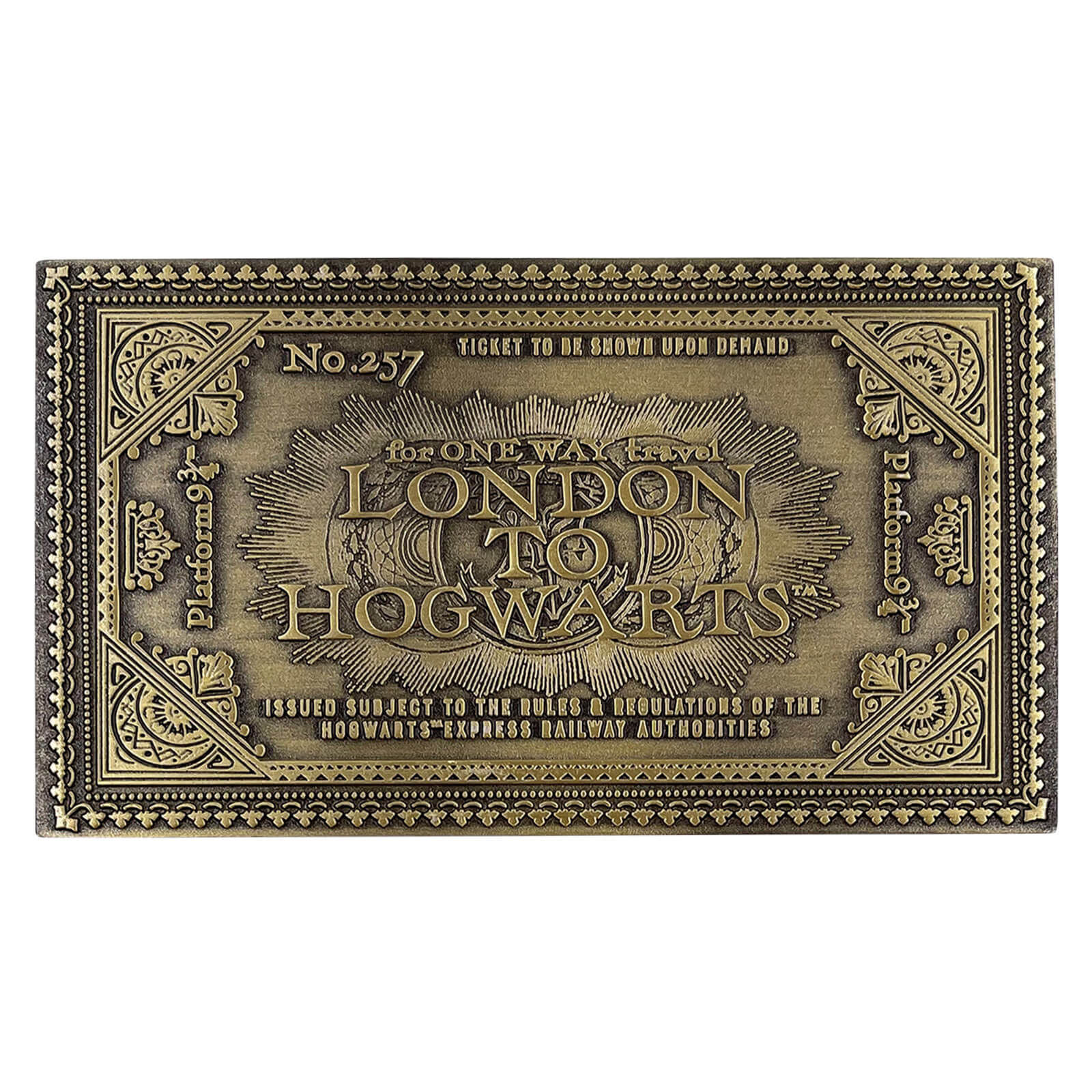 Click to view product details and reviews for Fanattik Harry Potter Limited Edition Hogwarts Train Ticket.