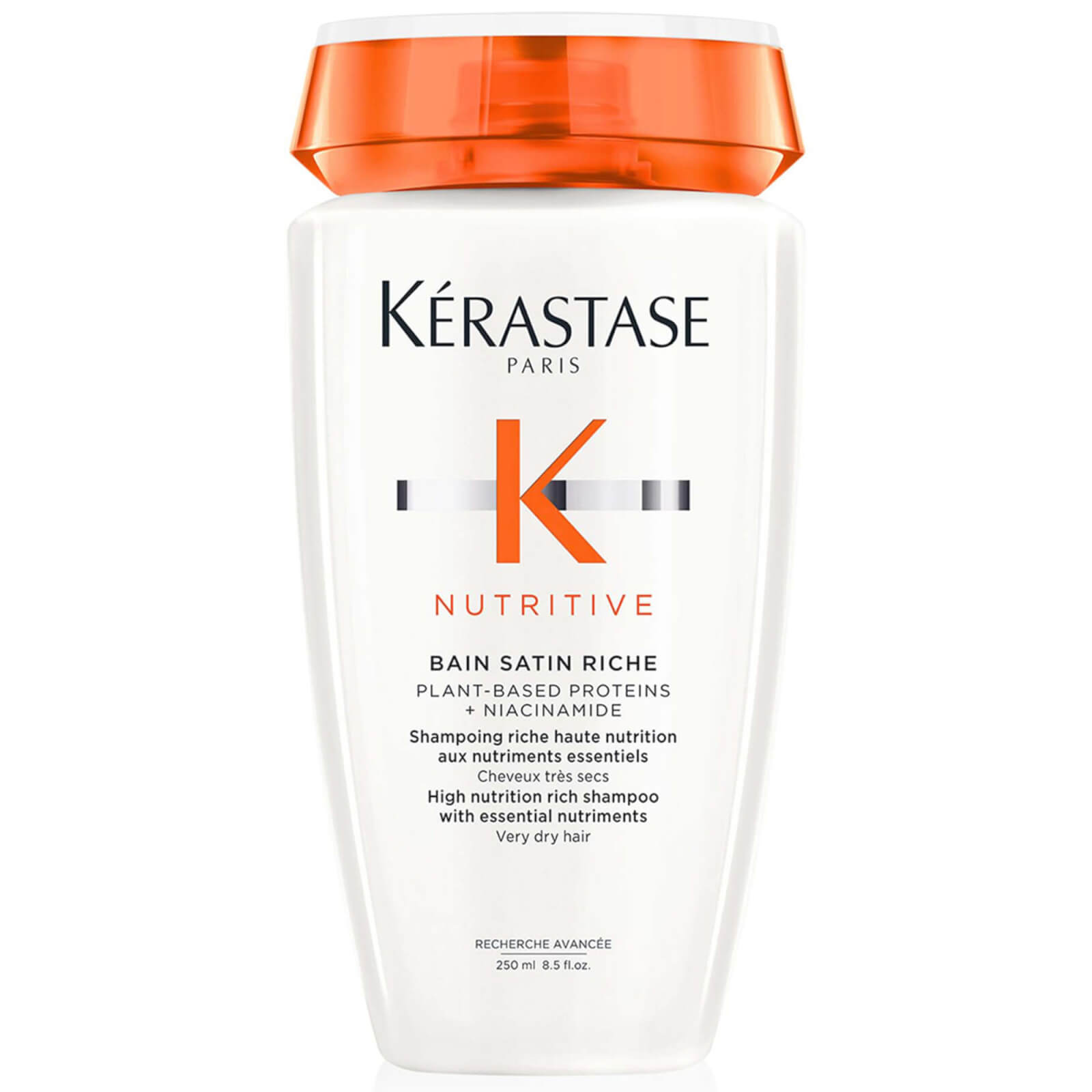 Image of Kérastase Nutritive Bain Satin Riche High Nutrition Rich Shampoo for Very Dry Hair 250ml