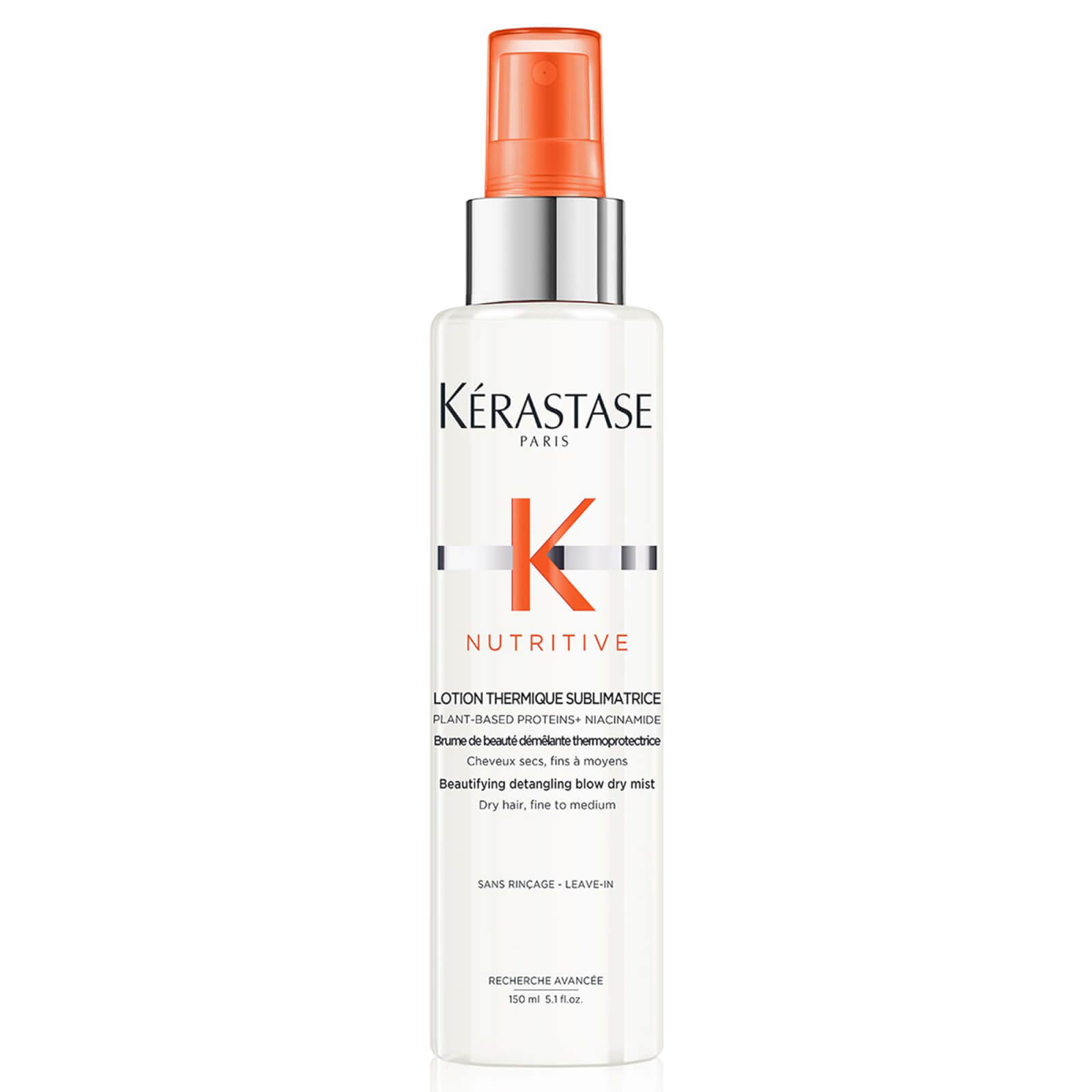 Image of Kérastase Nutritive Beautifying Detangling Blow Dry Mist, for Dry Fine to Medium Hair 150ml
