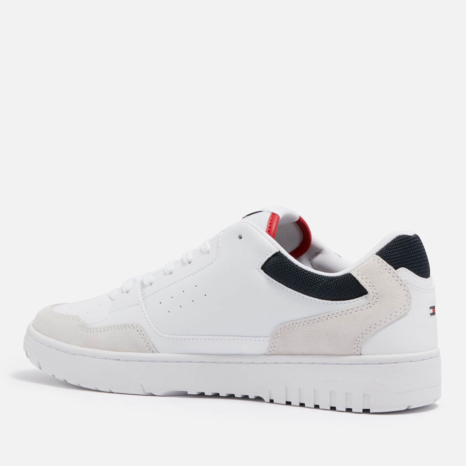 Tommy Hilfiger Men's Core Leather Basket Trainers - Uk 10.5